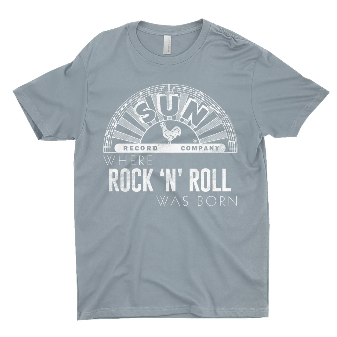 Sun Records T-Shirt | White Logo Where Rock N' Roll Was Born Sun Records Shirt