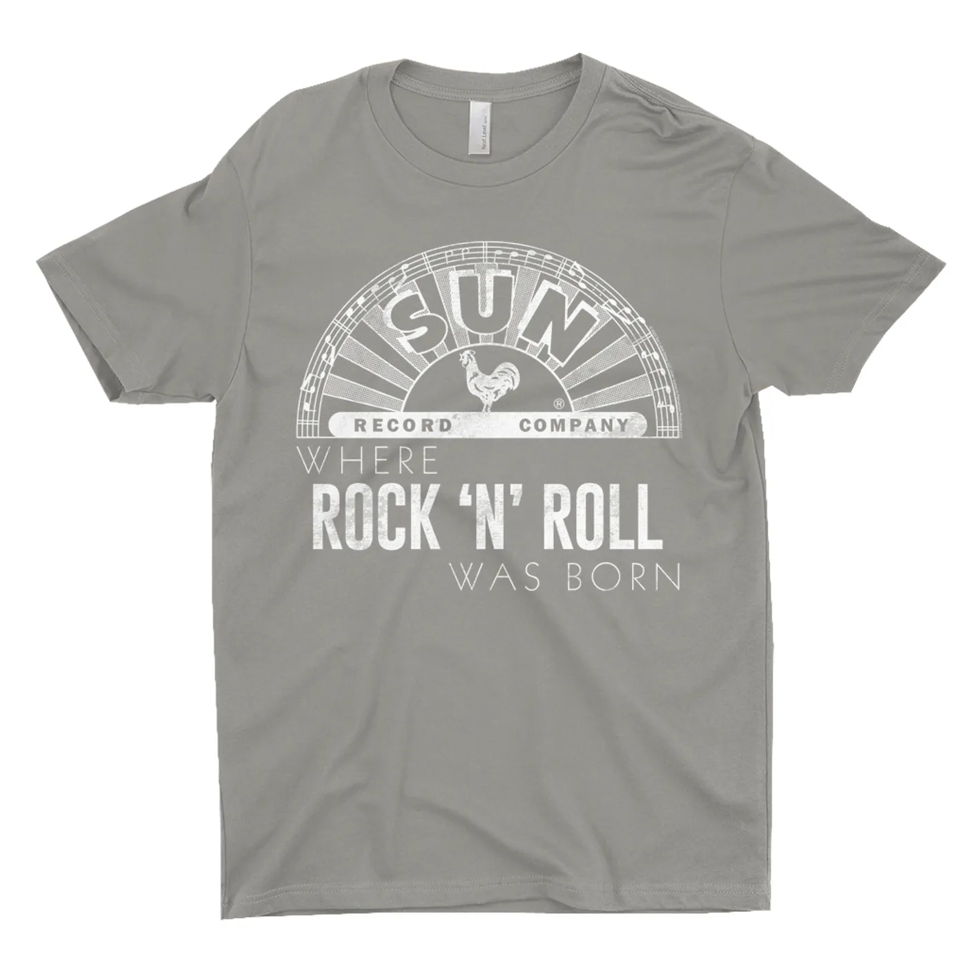 Sun Records T-Shirt | White Logo Where Rock N' Roll Was Born Sun Records Shirt