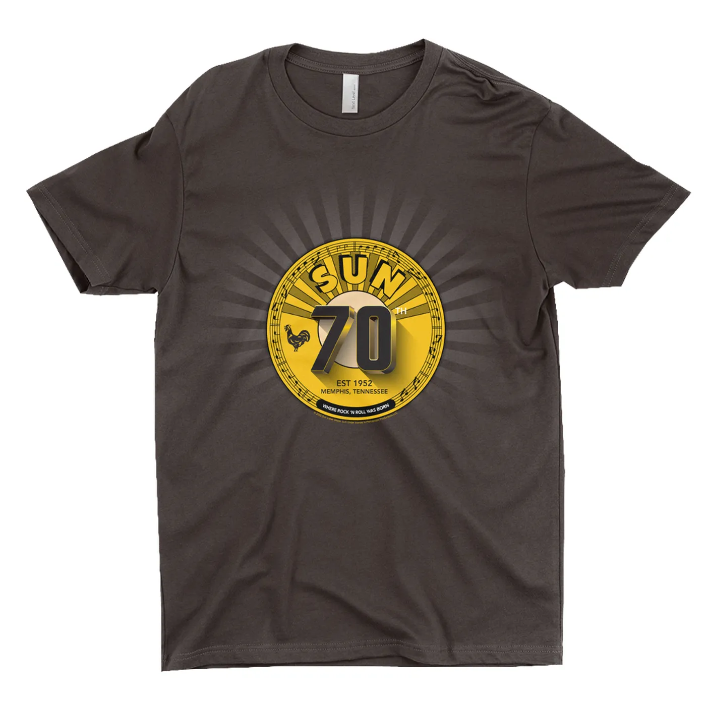 Sun Records T-Shirt | 70th Anniversary Gold Seal Sun Records Shirt