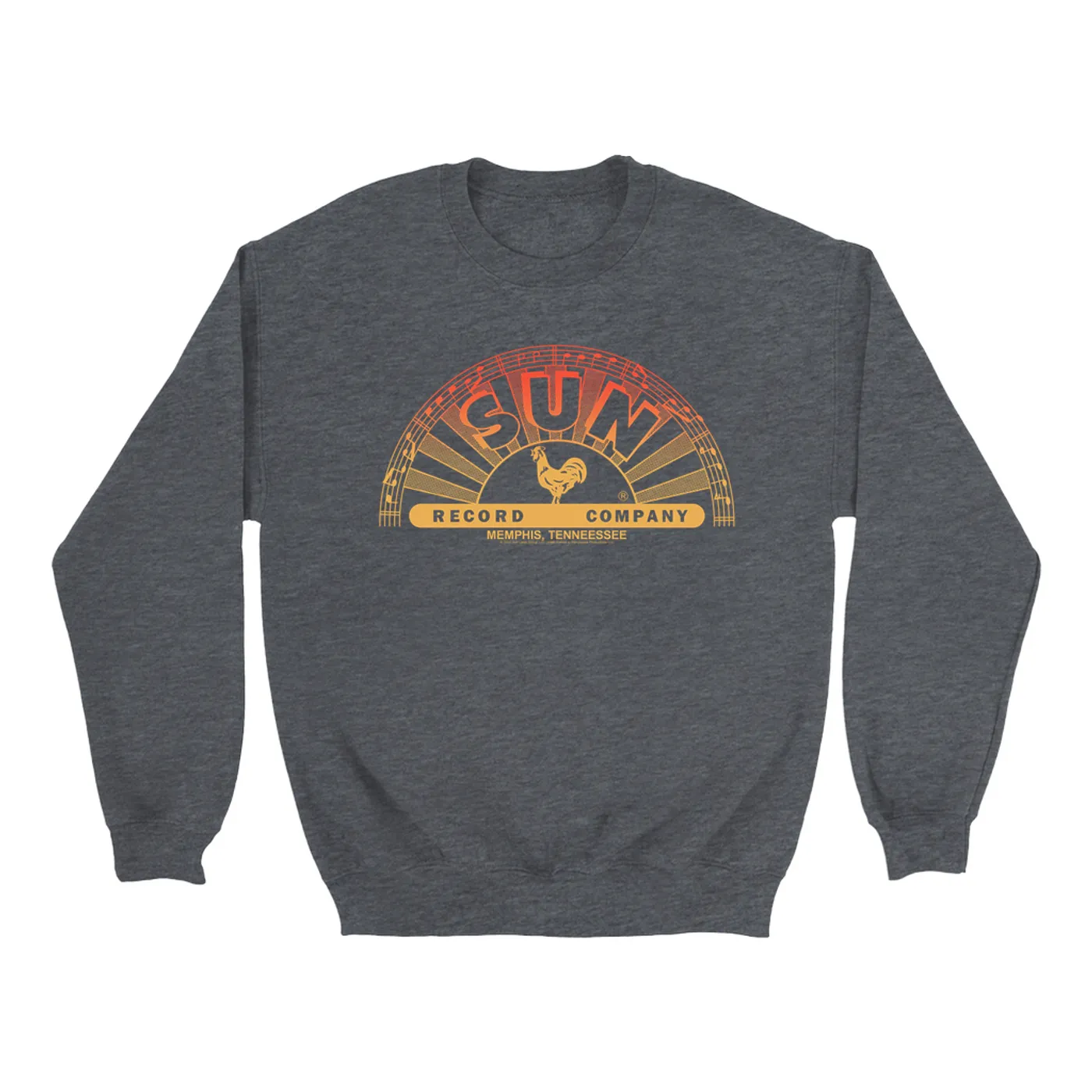 Sun Records Sweatshirt | Red Ombre Logo Sun Records Sweatshirt