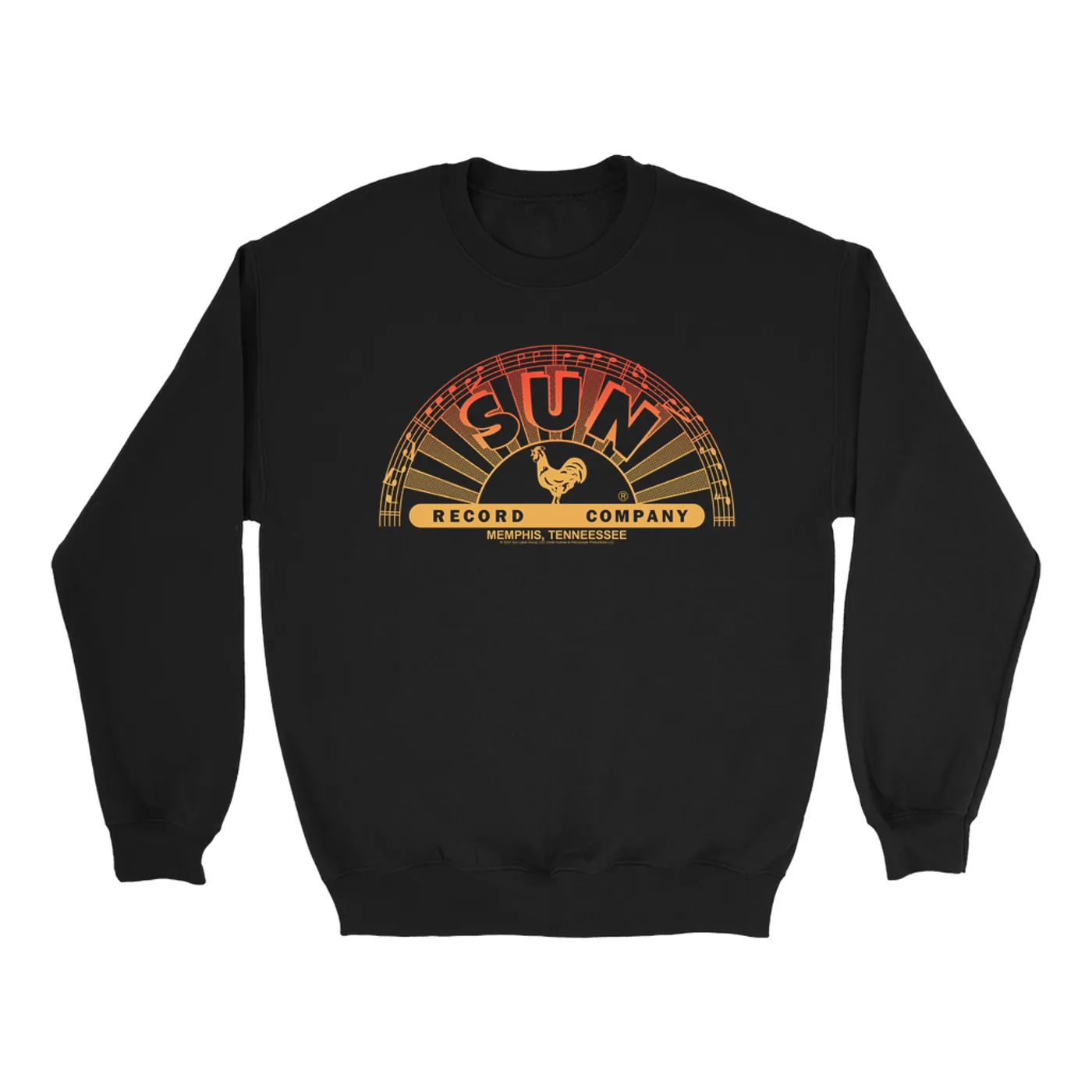Sun Records Sweatshirt | Red Ombre Logo Sun Records Sweatshirt