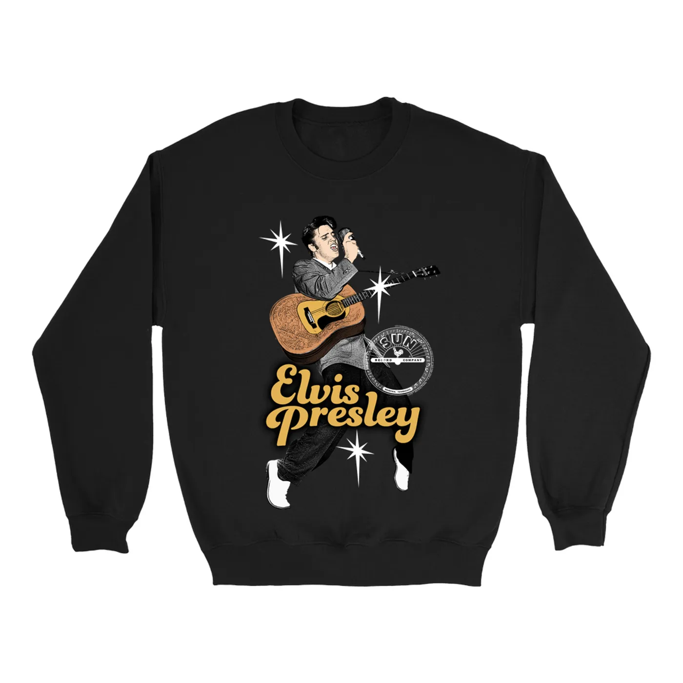 Elvis Presley Sweatshirt | On Stage Performing Artwork Elvis Presley Sweatshirt