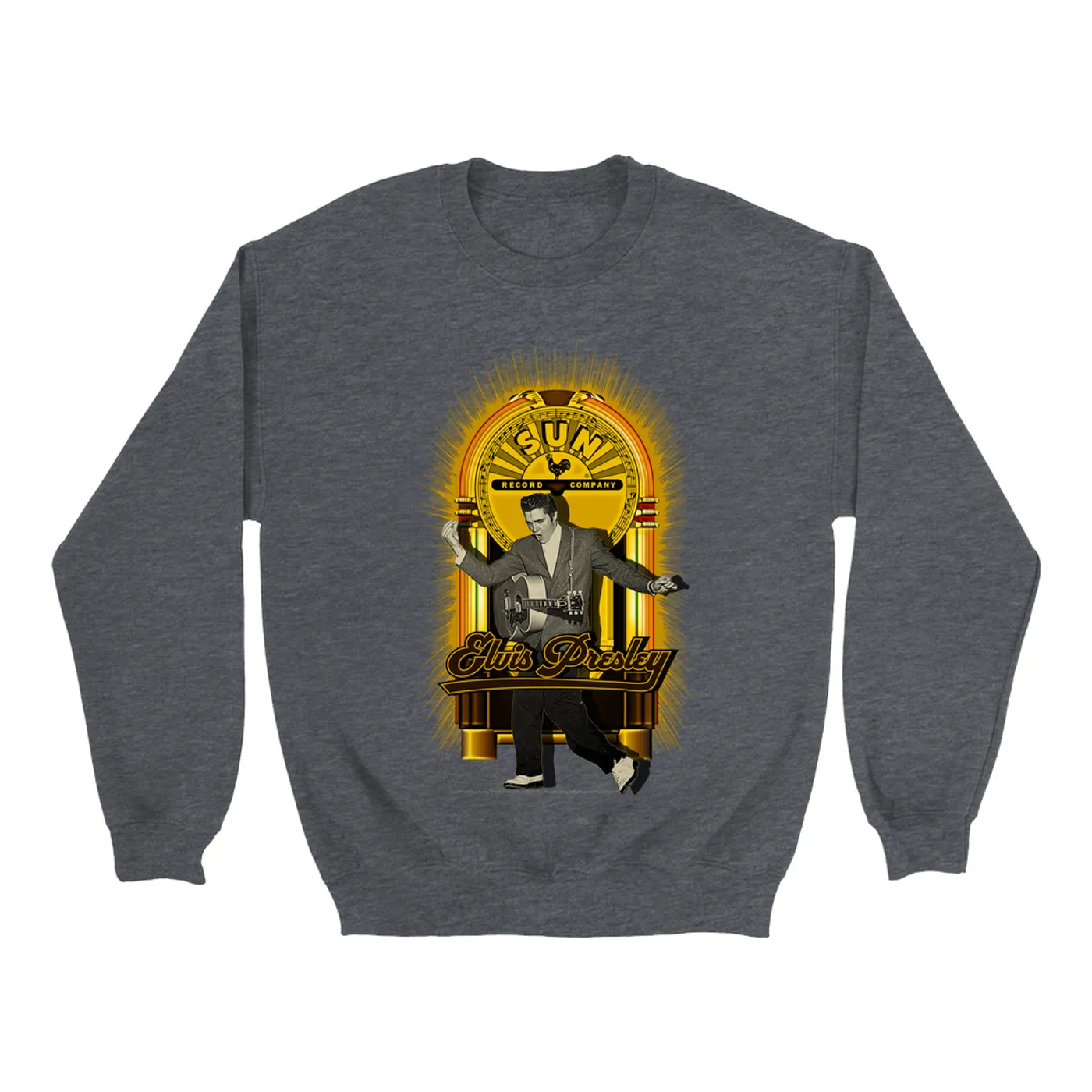 Elvis Presley Sweatshirt | Dancing Jukebox Elvis Presley Sweatshirt