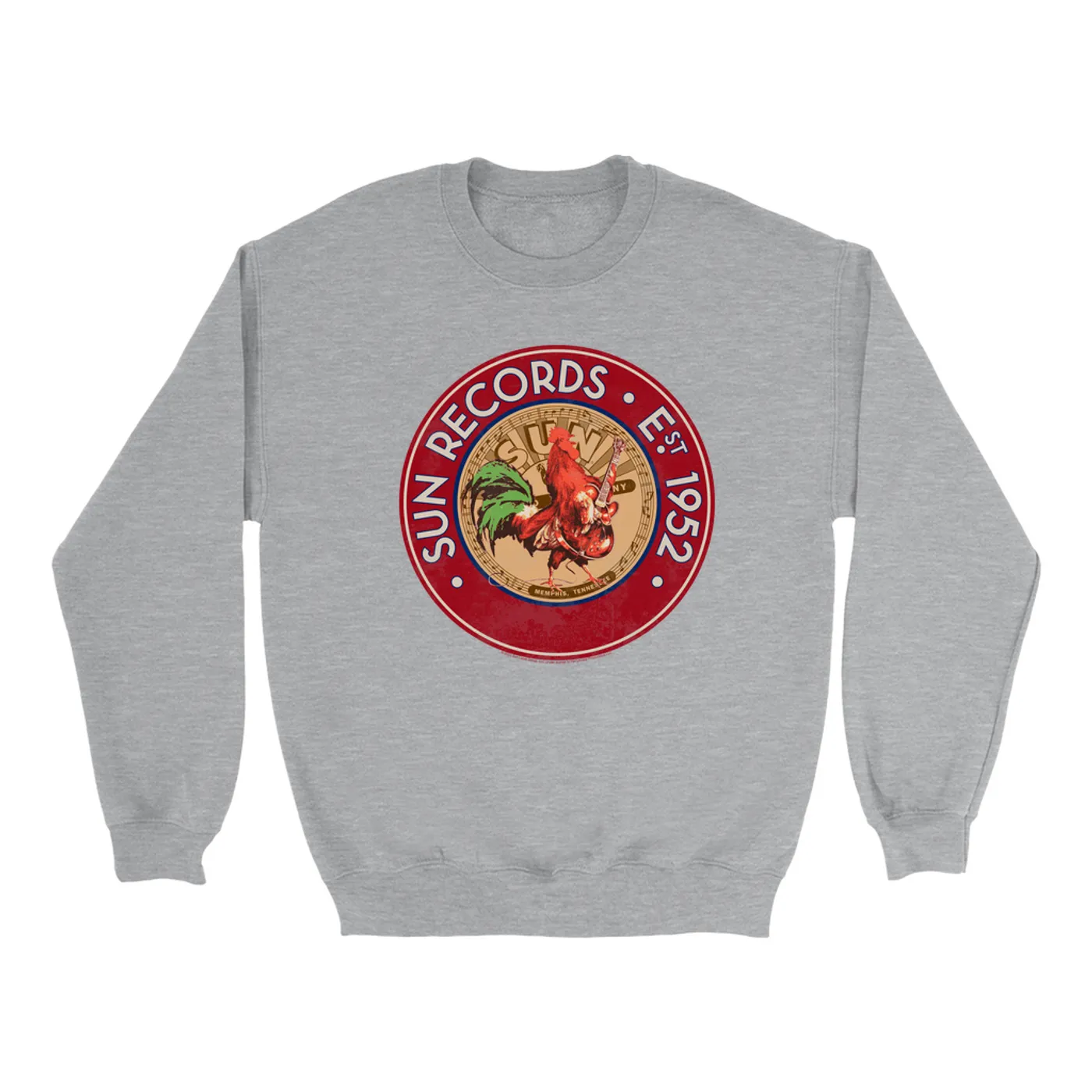 Sun Records Sweatshirt | Red Rooster Est. 1952 Seal Sun Records Sweatshirt