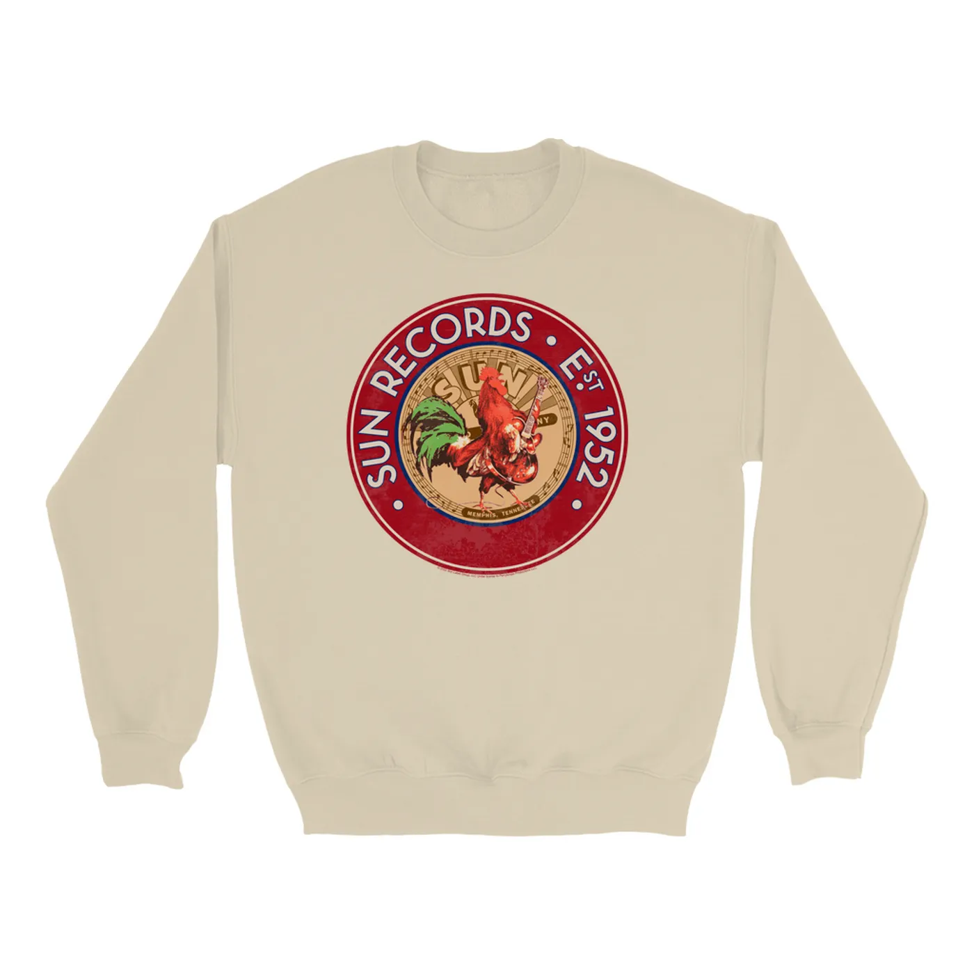 Sun Records Sweatshirt | Red Rooster Est. 1952 Seal Sun Records Sweatshirt