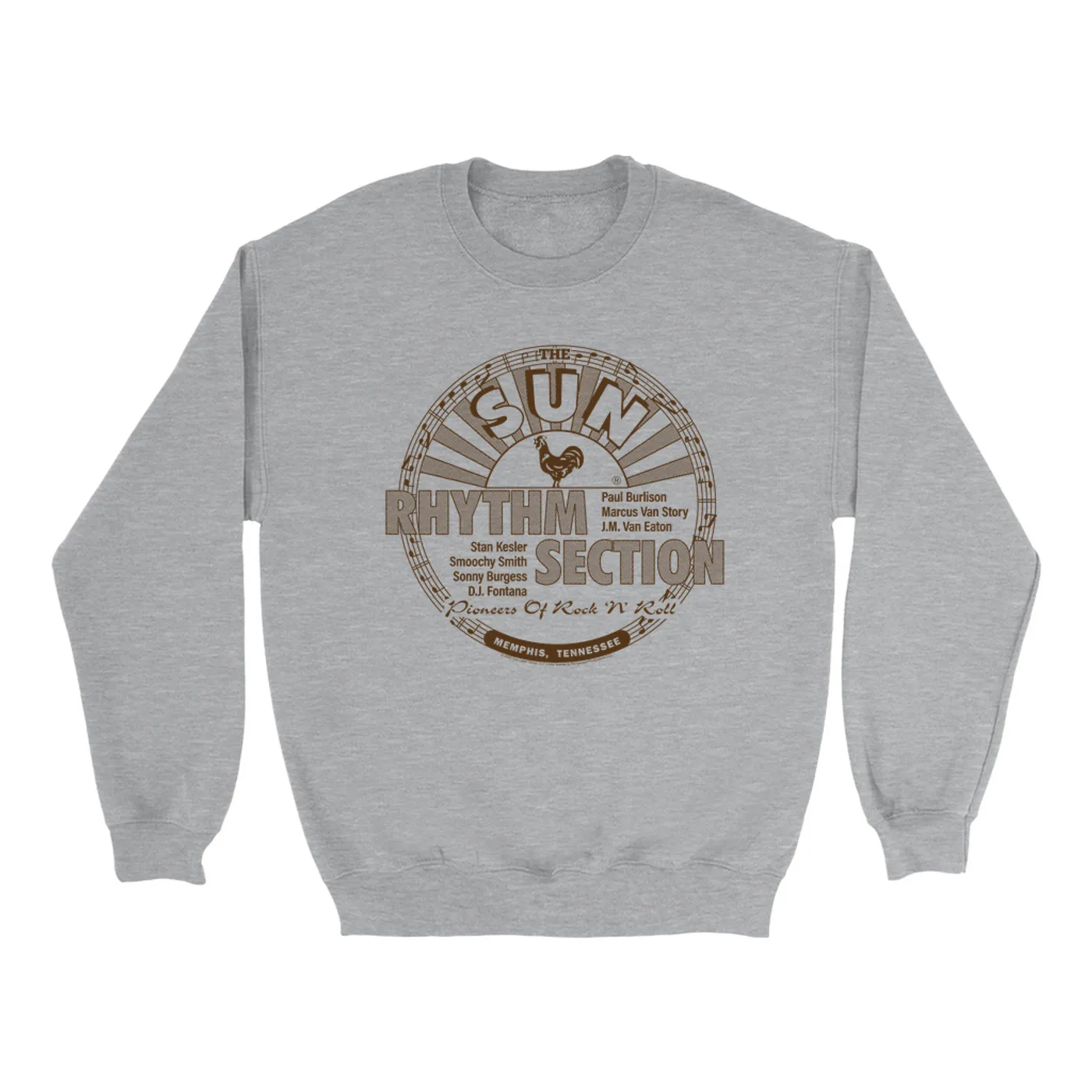 Sun Records Sweatshirt | Rhythm Selection Pioneers Of Rock N' Roll Sun Records Sweatshirt