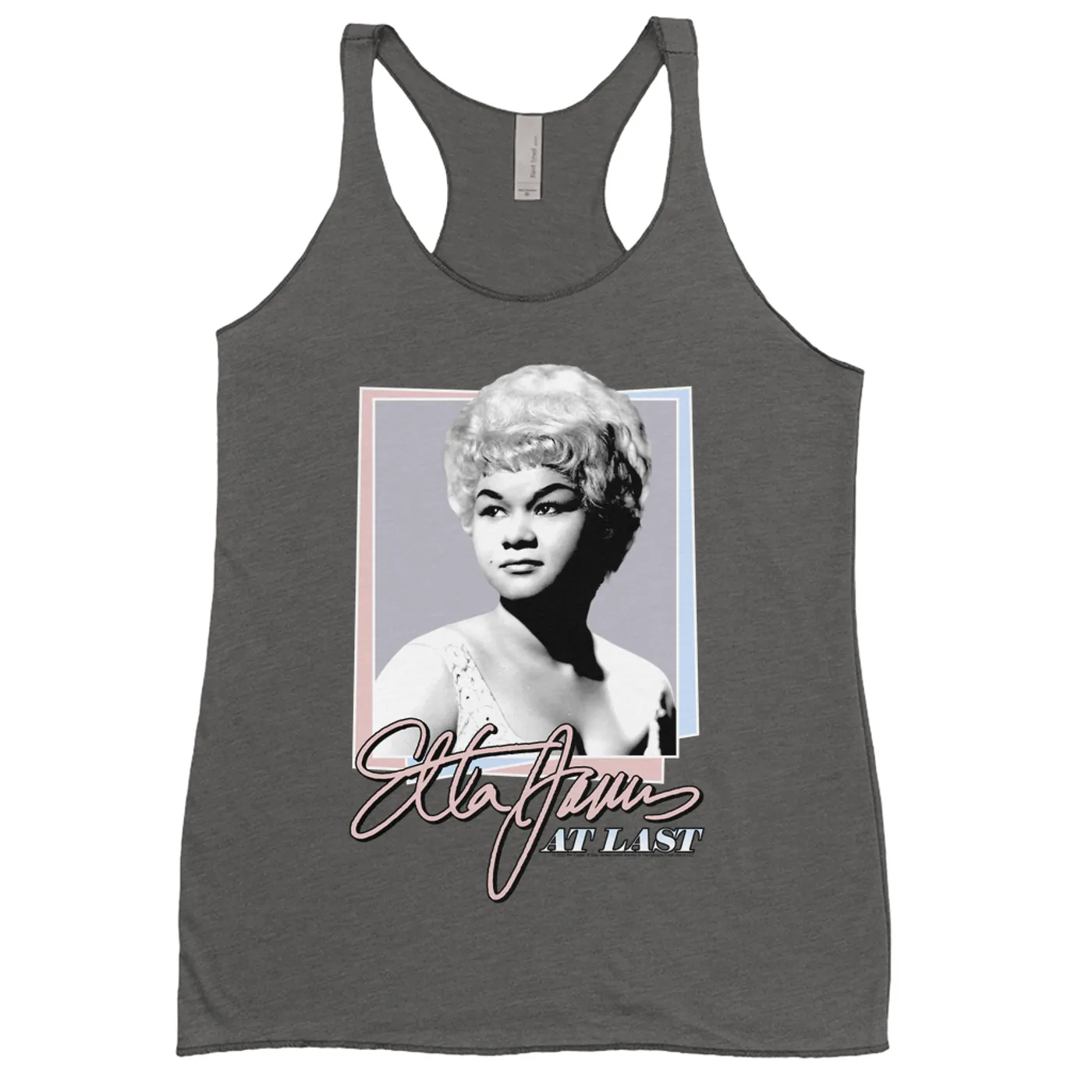 Etta James Ladies' Tank Top | Pastel At Last Etta James Shirt