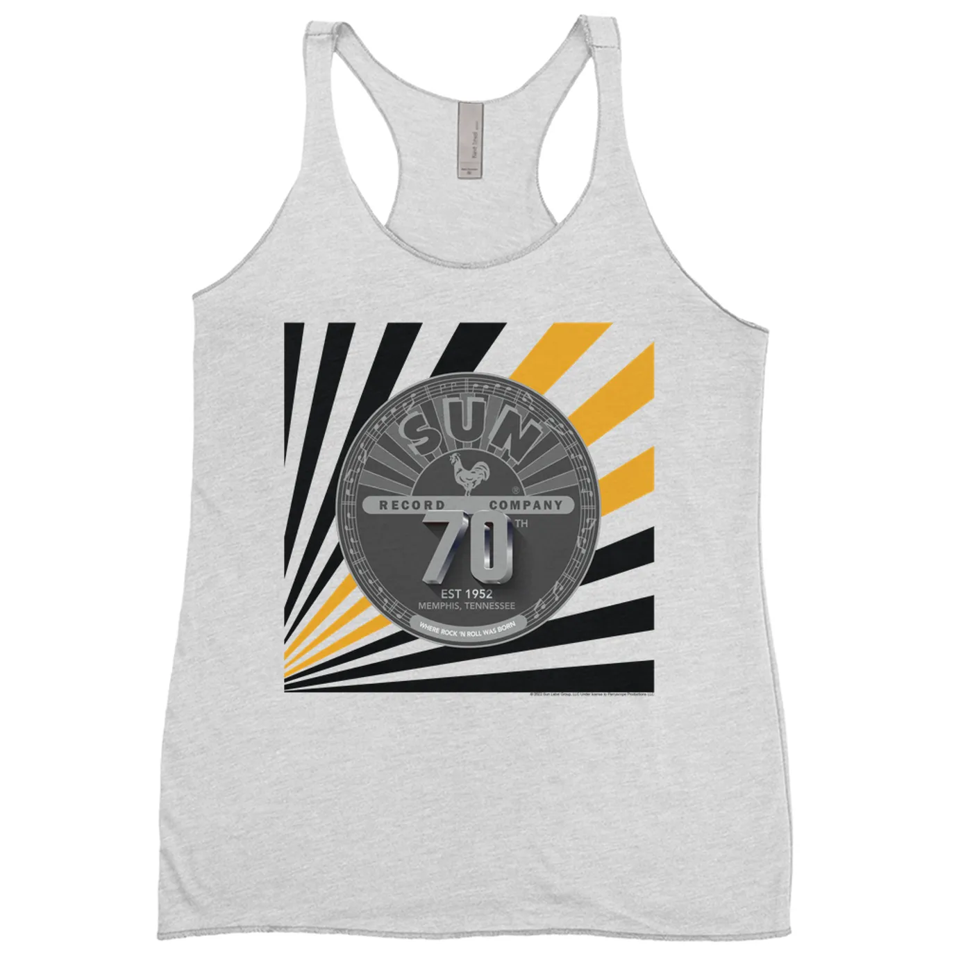 Sun Records Ladies' Tank Top | Sun Records 70th Silver Sun Records Shirt