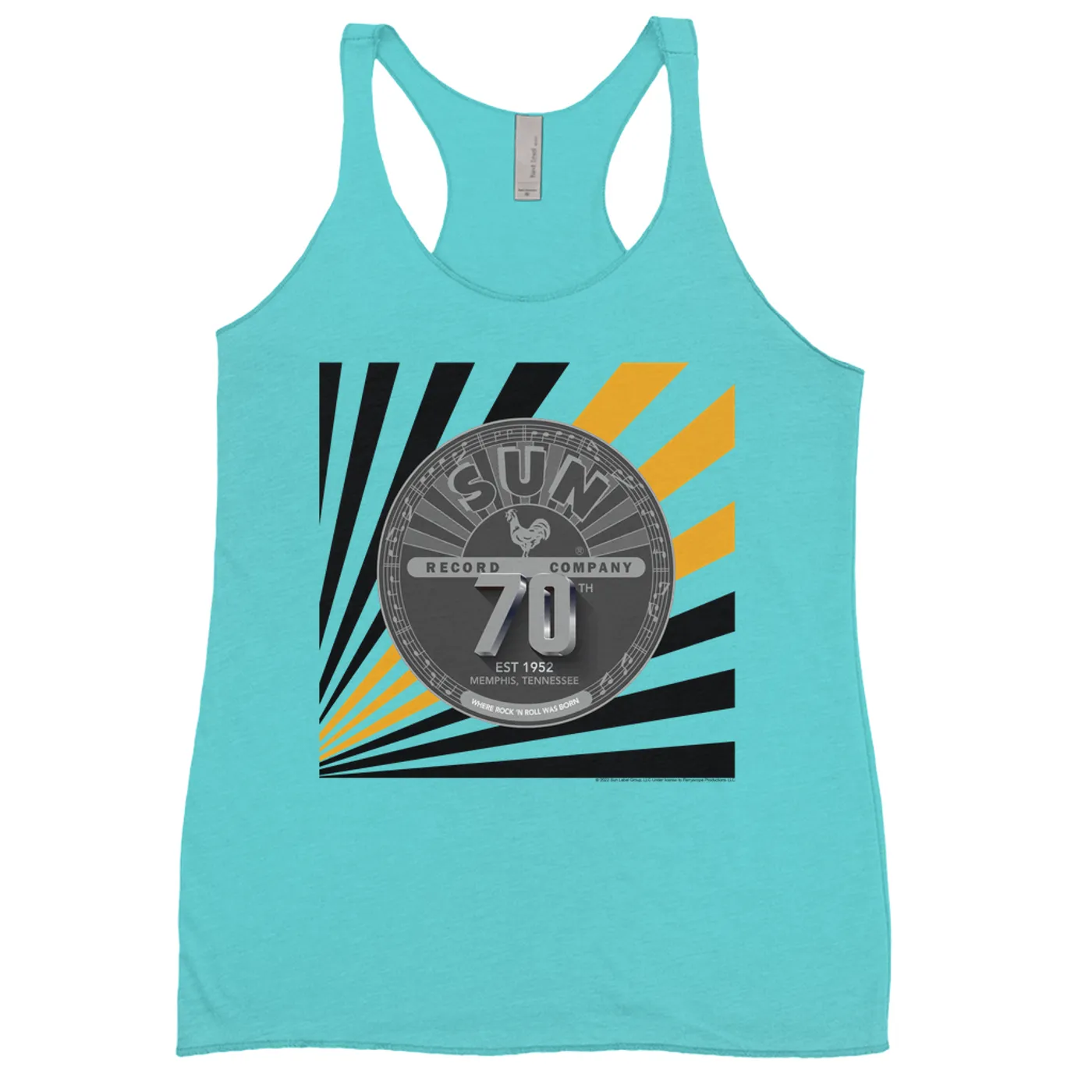 Sun Records Ladies' Tank Top | Sun Records 70th Silver Sun Records Shirt