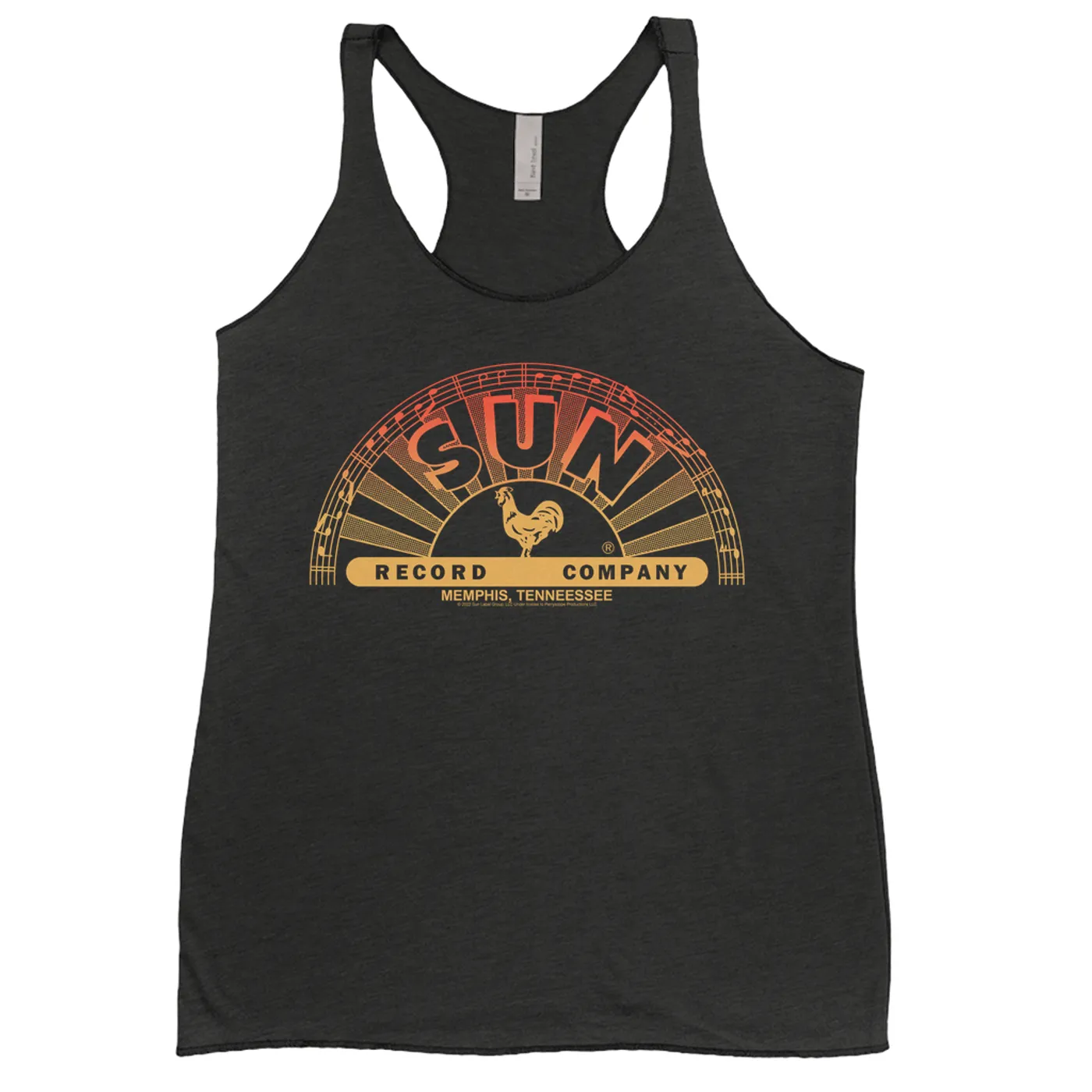Sun Records Ladies' Tank Top | Red Ombre Logo Sun Records Shirt