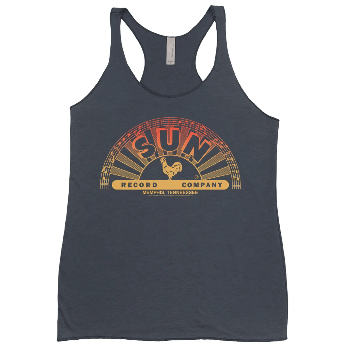 Sun Records Ladies' Tank Top | Red Ombre Logo Sun Records Shirt