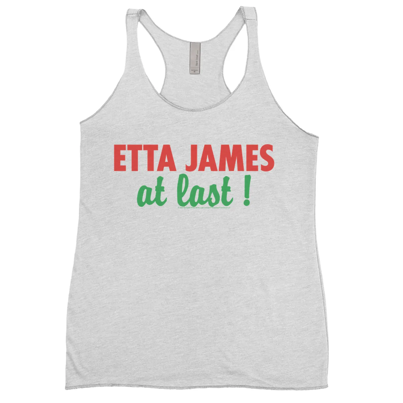 Etta James Ladies' Tank Top | At Last Album Logo Etta James Shirt
