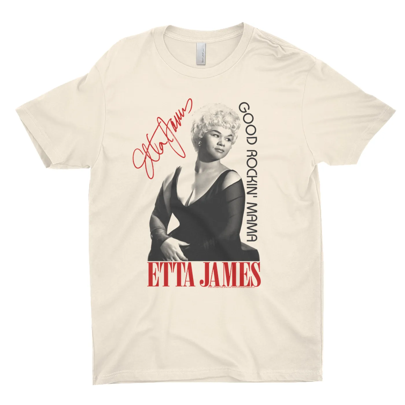 Etta James T-Shirt | 1965 Good Rockin' Mama With Signature Etta James Shirt