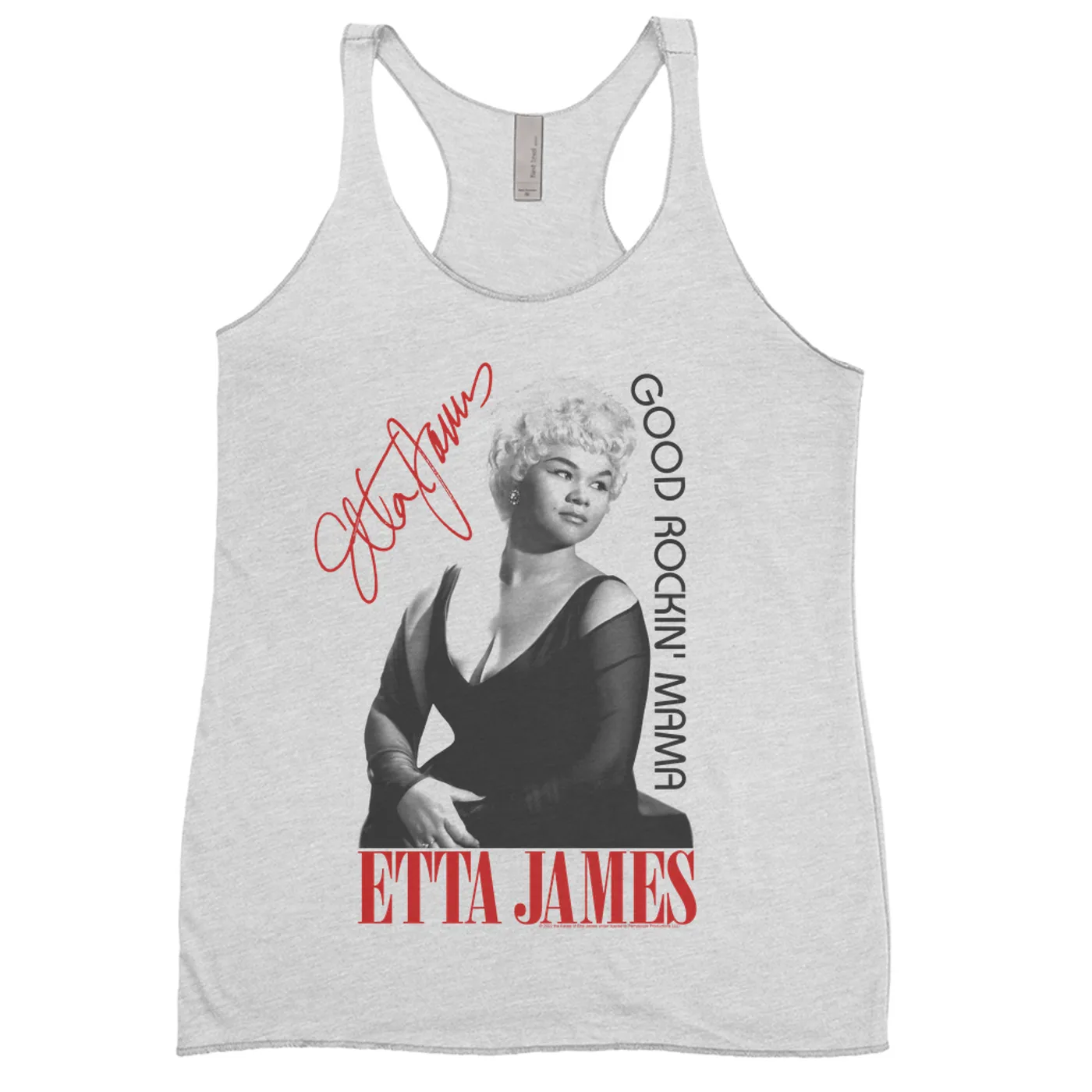 Etta James Ladies' Tank Top | 1965 Good Rockin' Mama With Signature Etta James Shirt