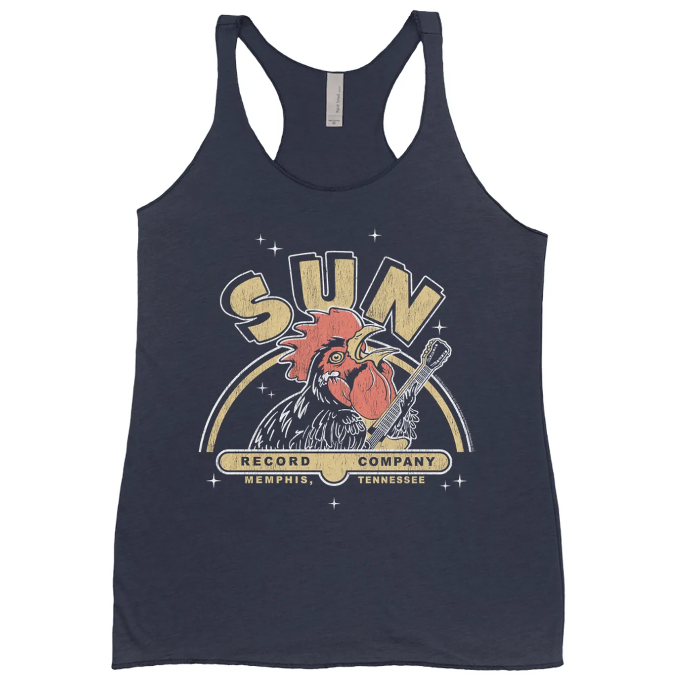 Sun Records Ladies' Tank Top | Retro Rooster Logo Sun Records Shirt