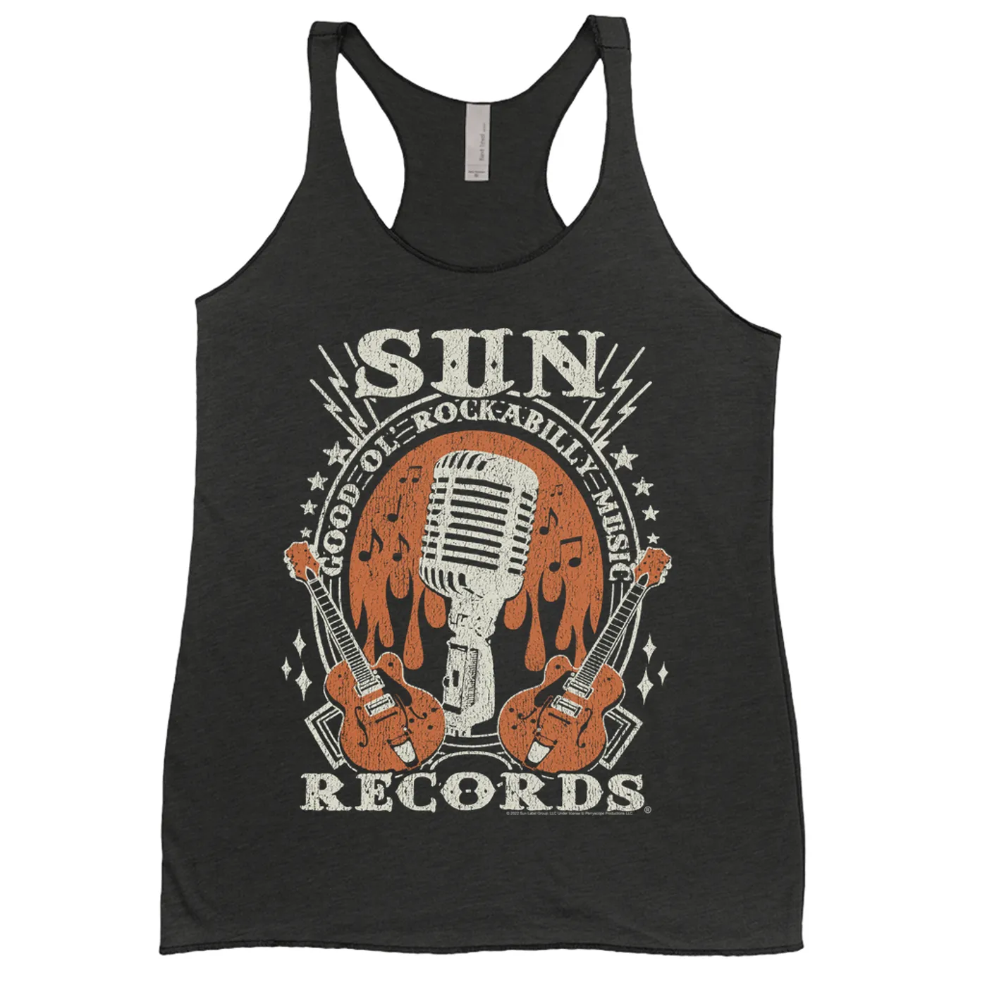 Sun Records Ladies' Tank Top | Good Ol' Rockabilly Music Distressed Sun Records Shirt