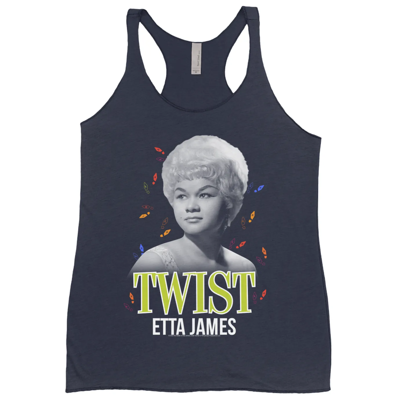 Etta James Ladies' Tank Top | Twist Album Design Etta James Shirt