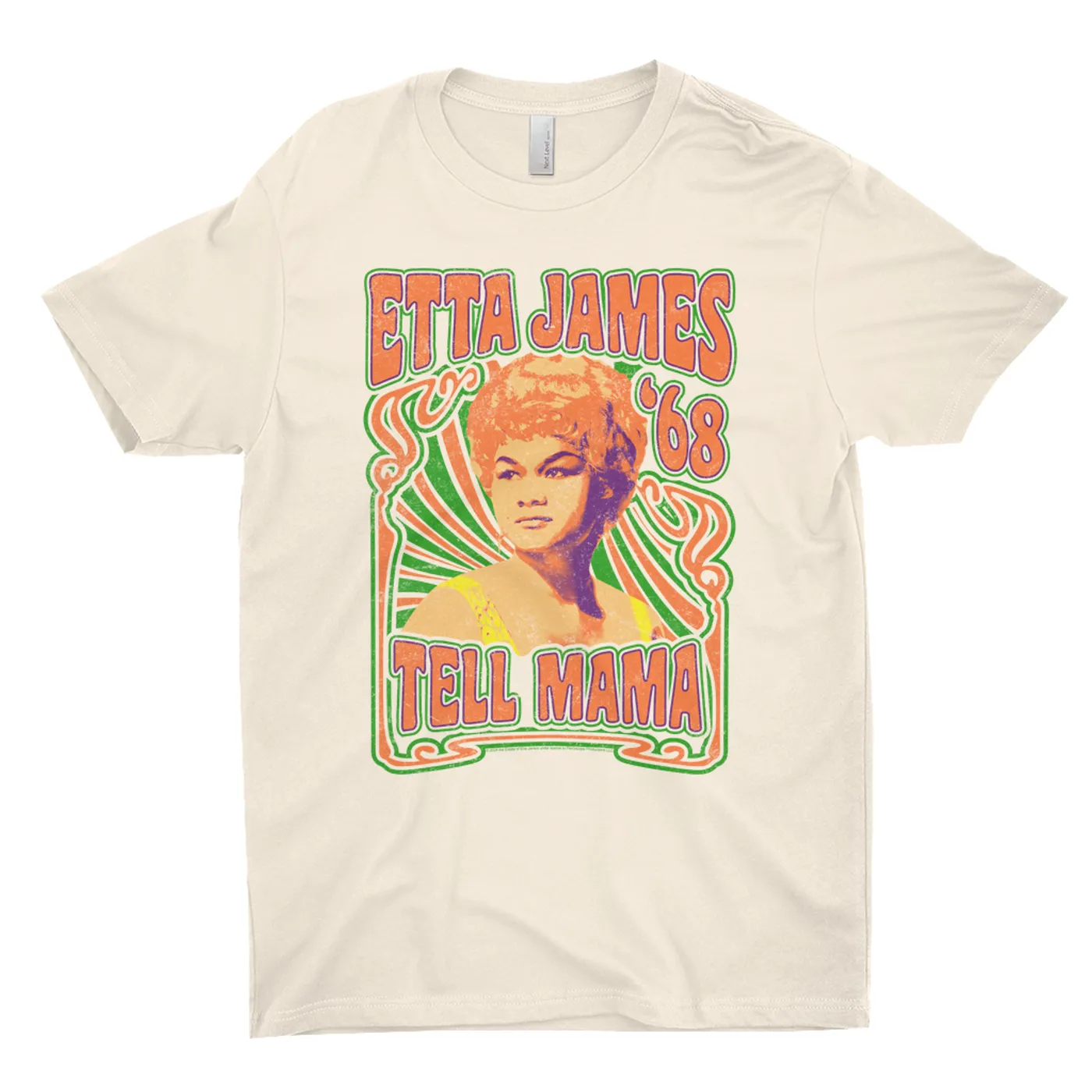 Etta James T-Shirt | Psychedelic Tell Mama '68 Etta James Shirt