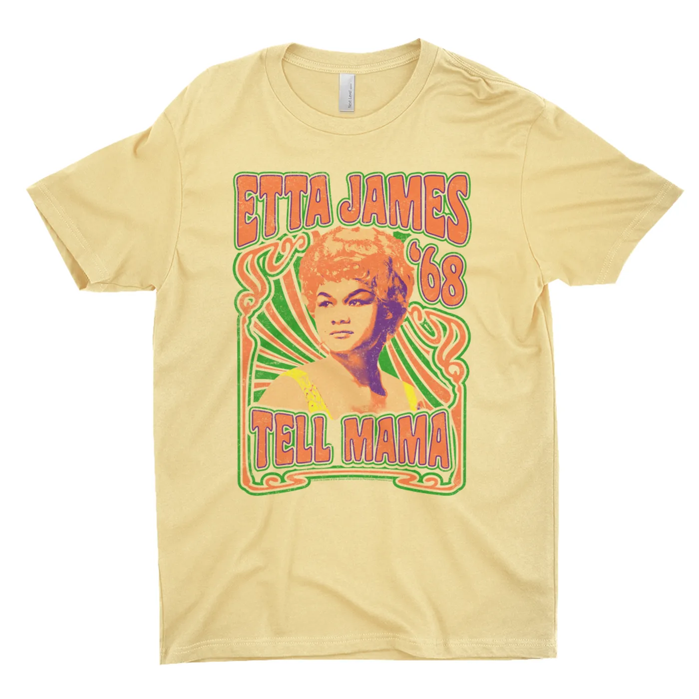Etta James T-Shirt | Psychedelic Tell Mama '68 Etta James Shirt