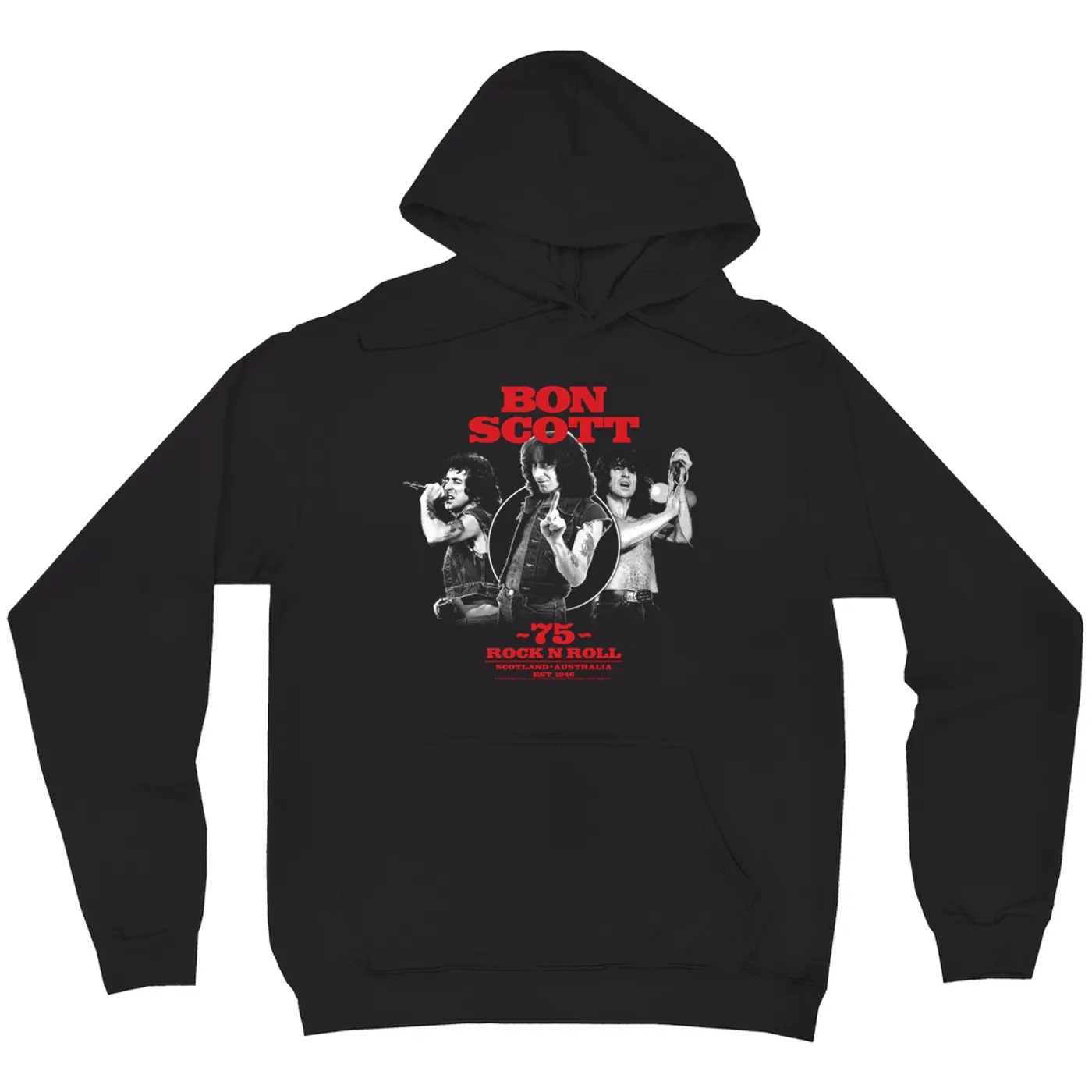 Bon Scott Hoodie | 75 Rock N Roll Australia Collage Bon Scott Hoodie