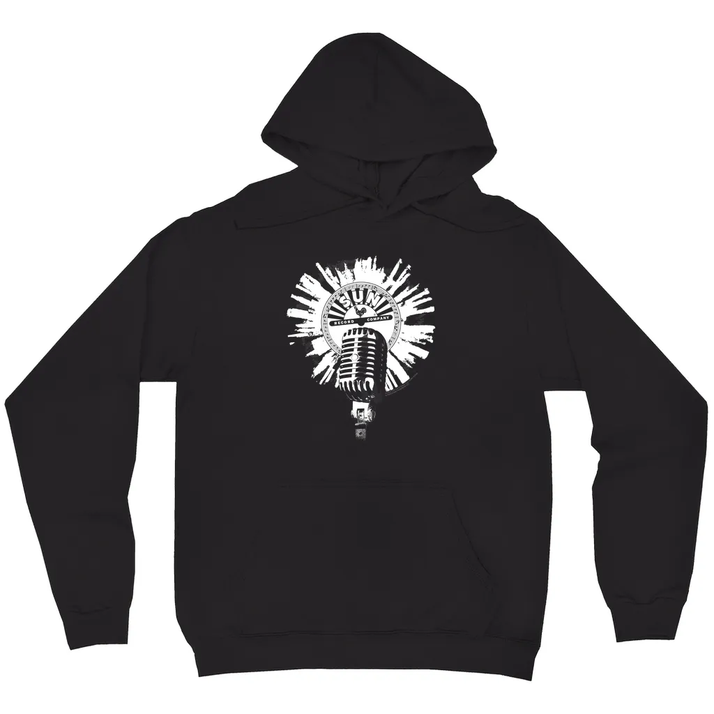 Hoodie | Logo And Mic White Burst Hoodie