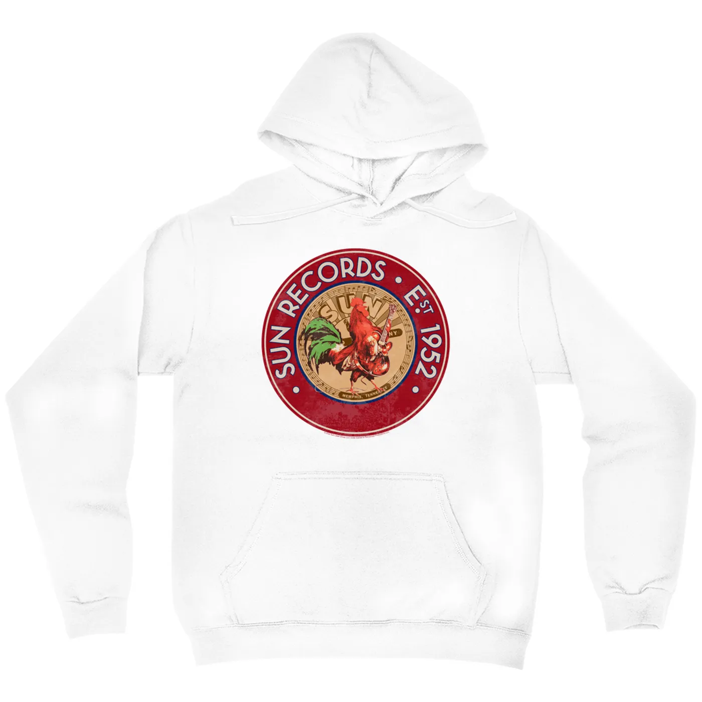 Sun Records Hoodie | Red Rooster Est. 1952 Seal Sun Records Hoodie