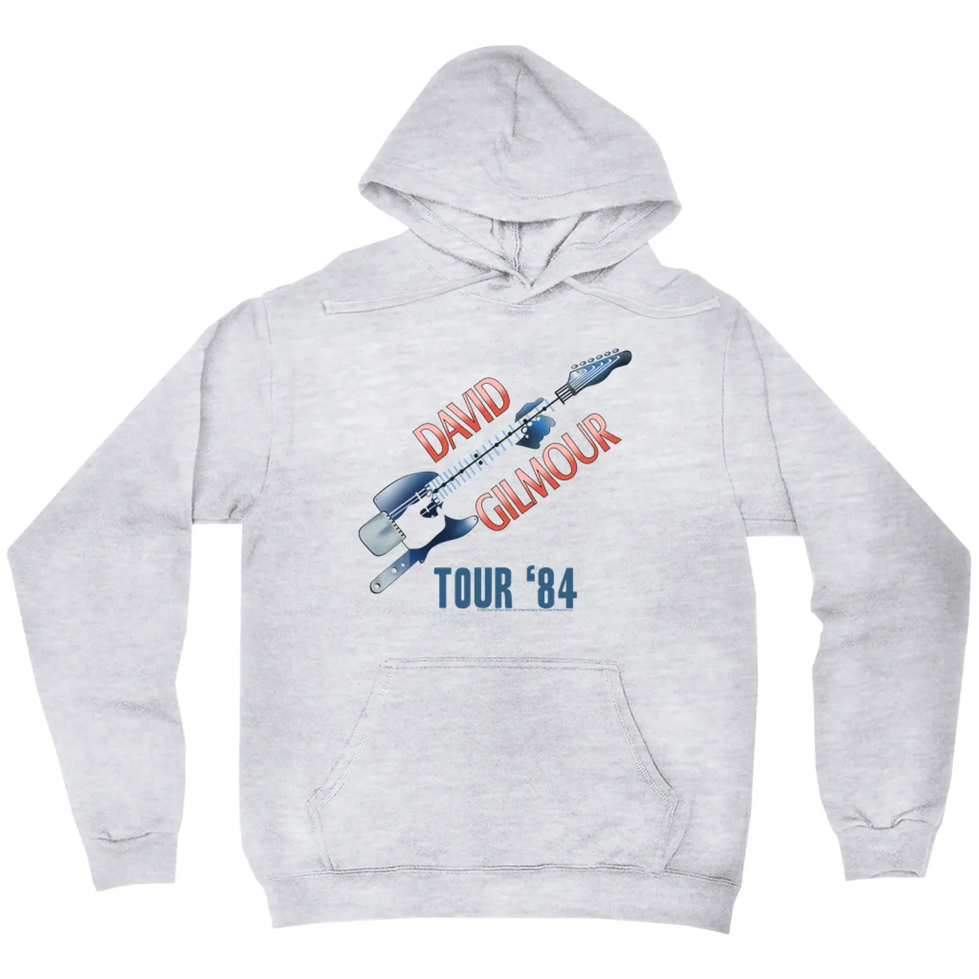David Gilmour Hoodie | Red, White, Blue 1984 Tour David Gilmour Hoodie