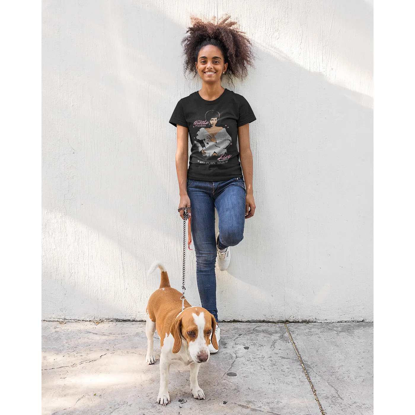 Aretha Franklin T-Shirt | Harlem Live Concert 1974 Aretha Franklin Shirt