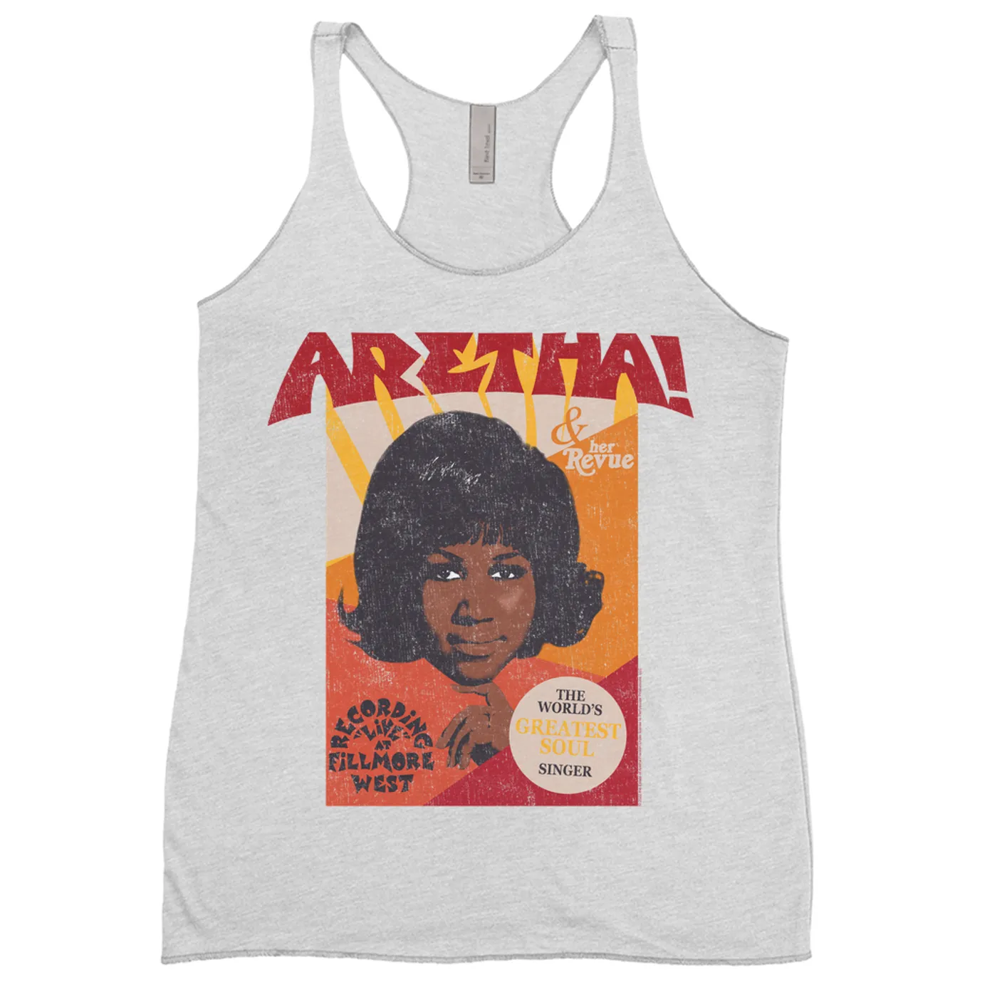 Aretha Franklin Ladies' Tank Top | The World's Greatest Soul Singer Aretha Franklin Shirt