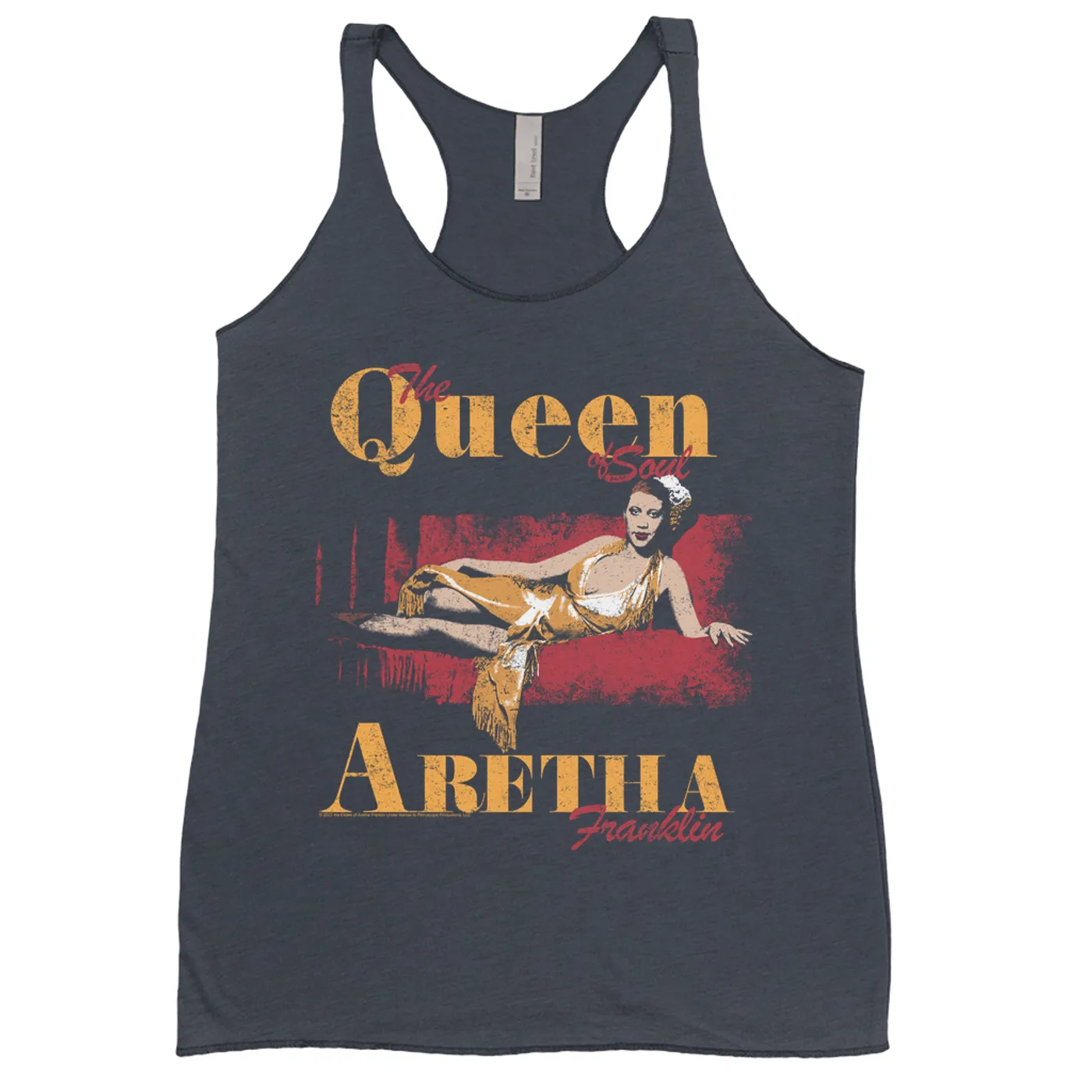 Aretha Franklin Ladies' Tank Top | The Queen Of Soul La Diva Distressed Aretha Franklin Shirt