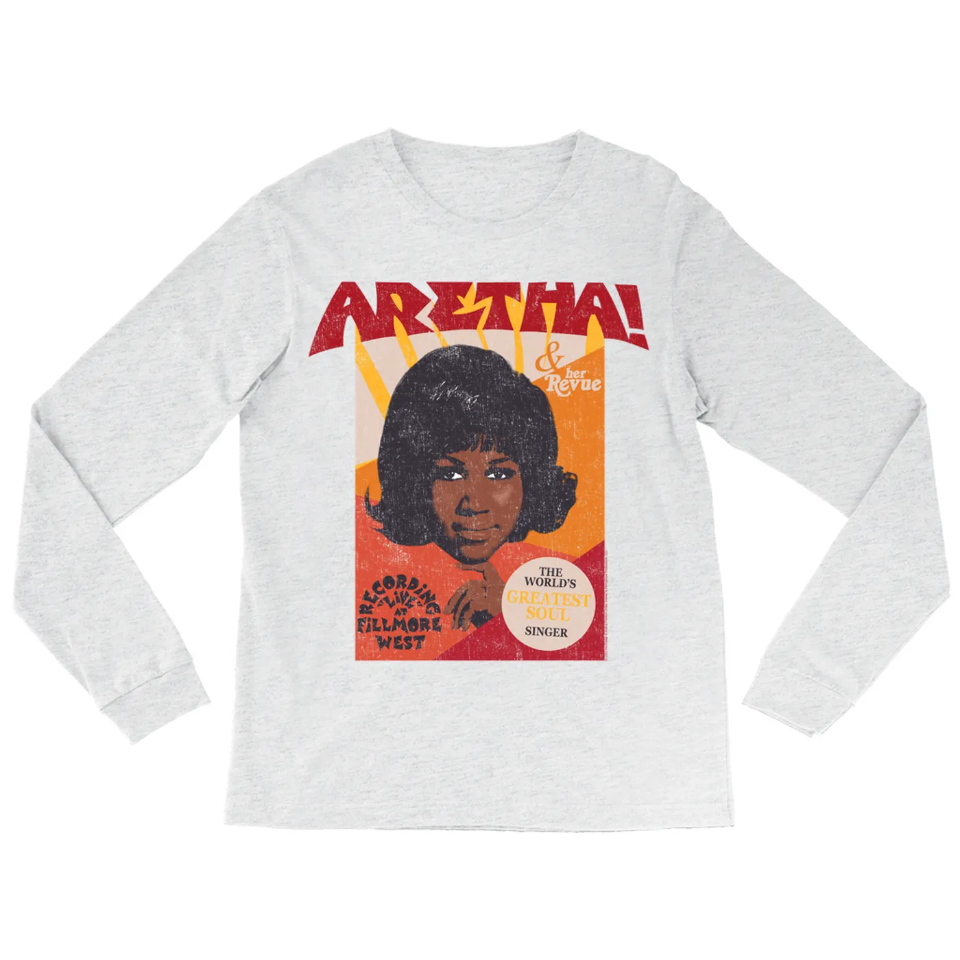 Aretha Franklin Long Sleeve Shirt | The World's Greatest Soul Singer Aretha Franklin Shirt