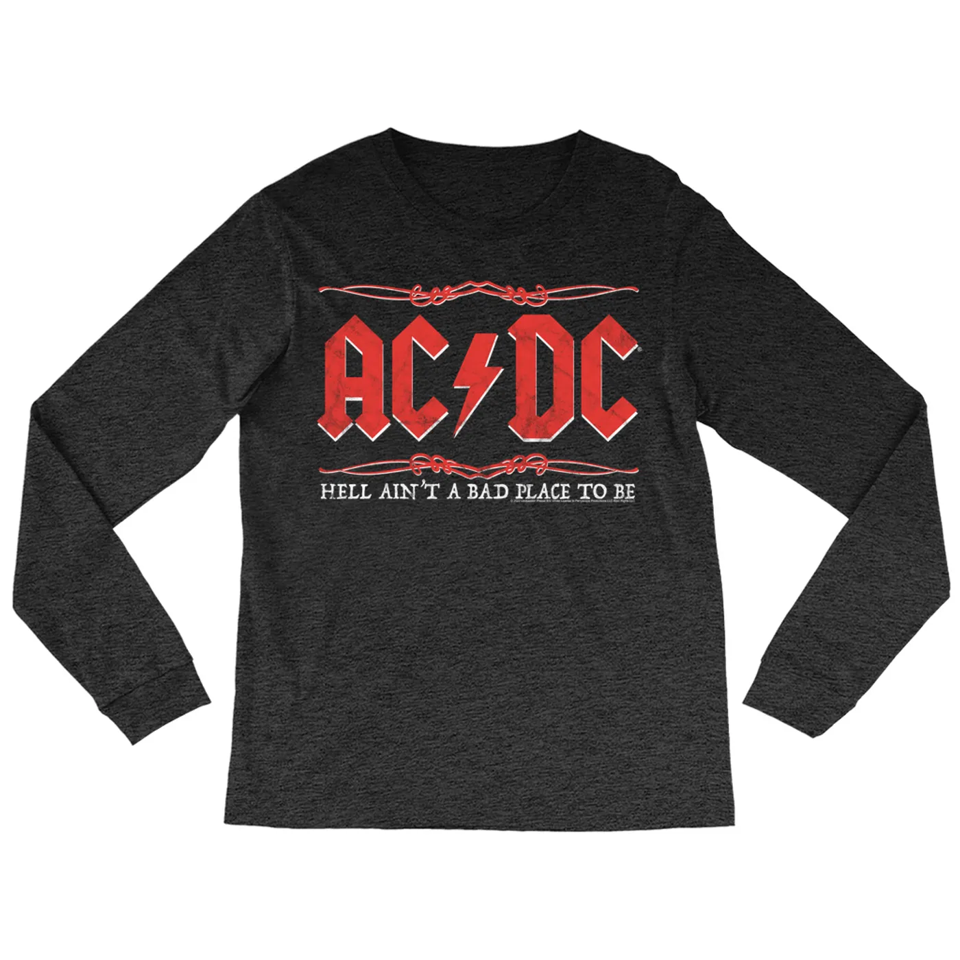 AC/DC Long Sleeve Shirt | Hell Ain't A Bad Place To Be ACDC Shirt