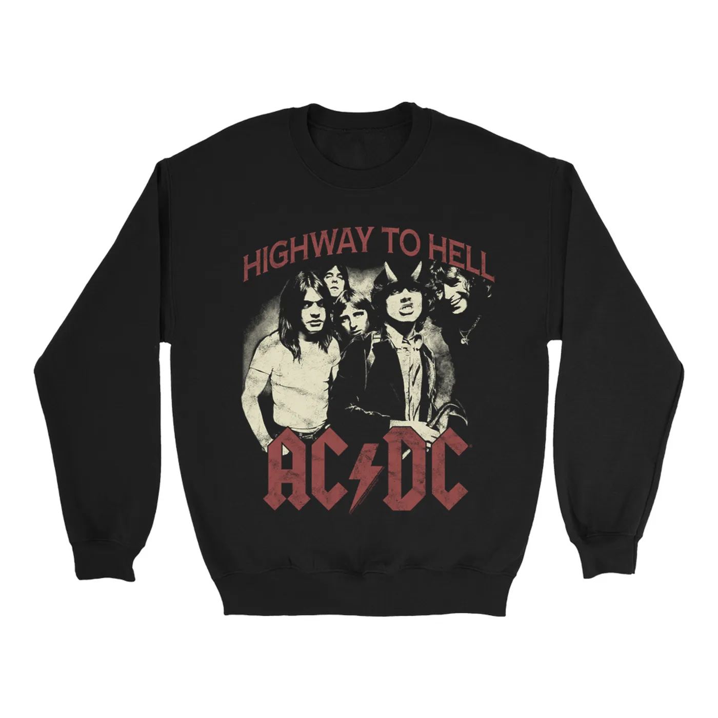 AC/DC Sweatshirt | Highway To Hell Retro ACDC Sweatshirt