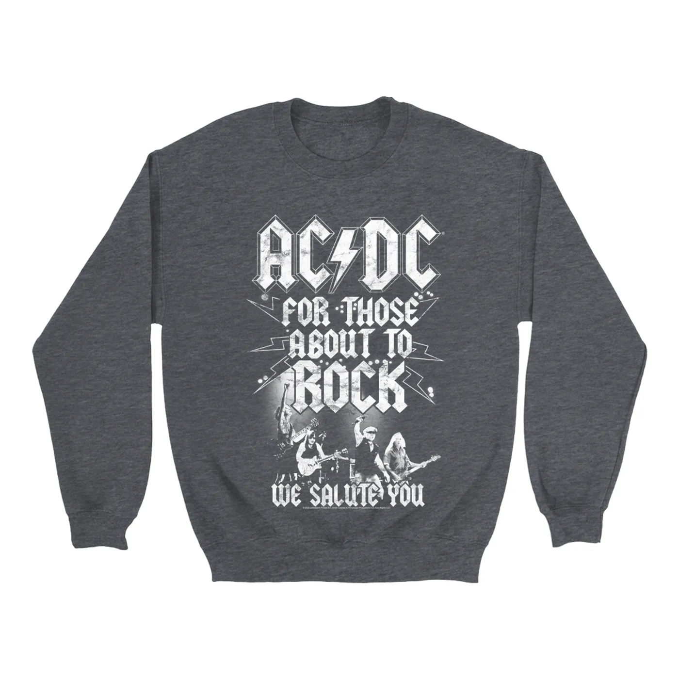 AC/DC Sweatshirt | For Those About To Rock LIVE ACDC Sweatshirt
