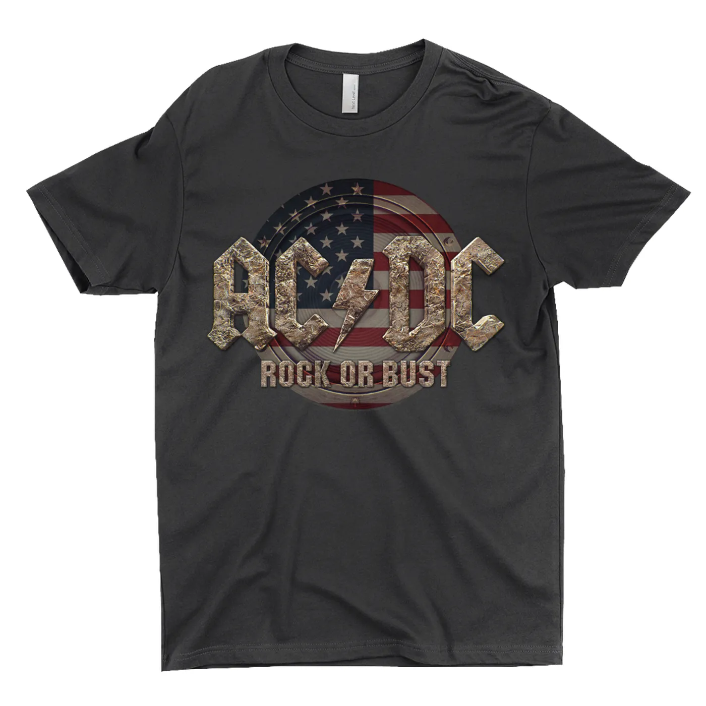 AC/DC T-Shirt | Rock Or Bust USA Flag ACDC Shirt