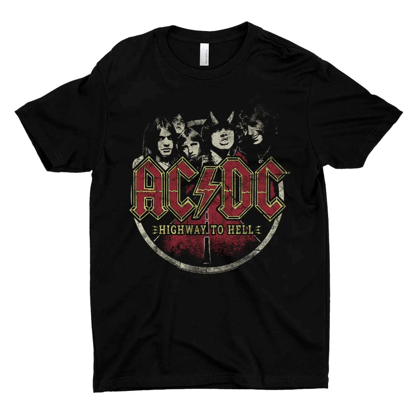 AC/DC T-Shirt | Highway to Hell On The Road Distressed ACDC Shirt