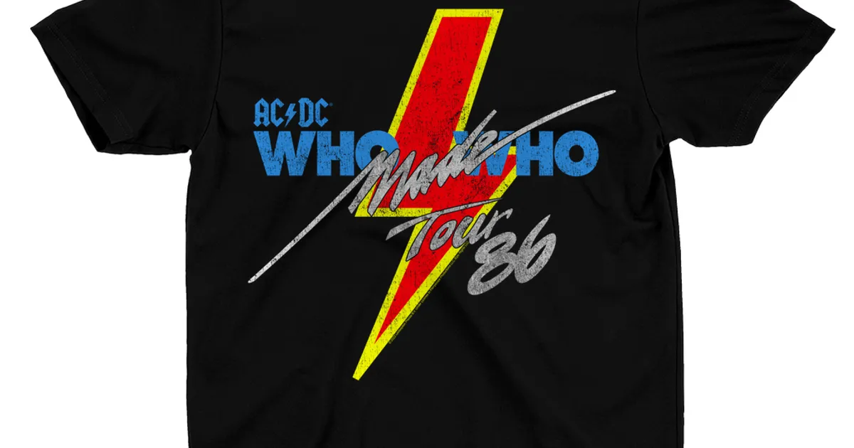 AC/DC T-Shirt | Who Made Who Tour 1986 Shirt