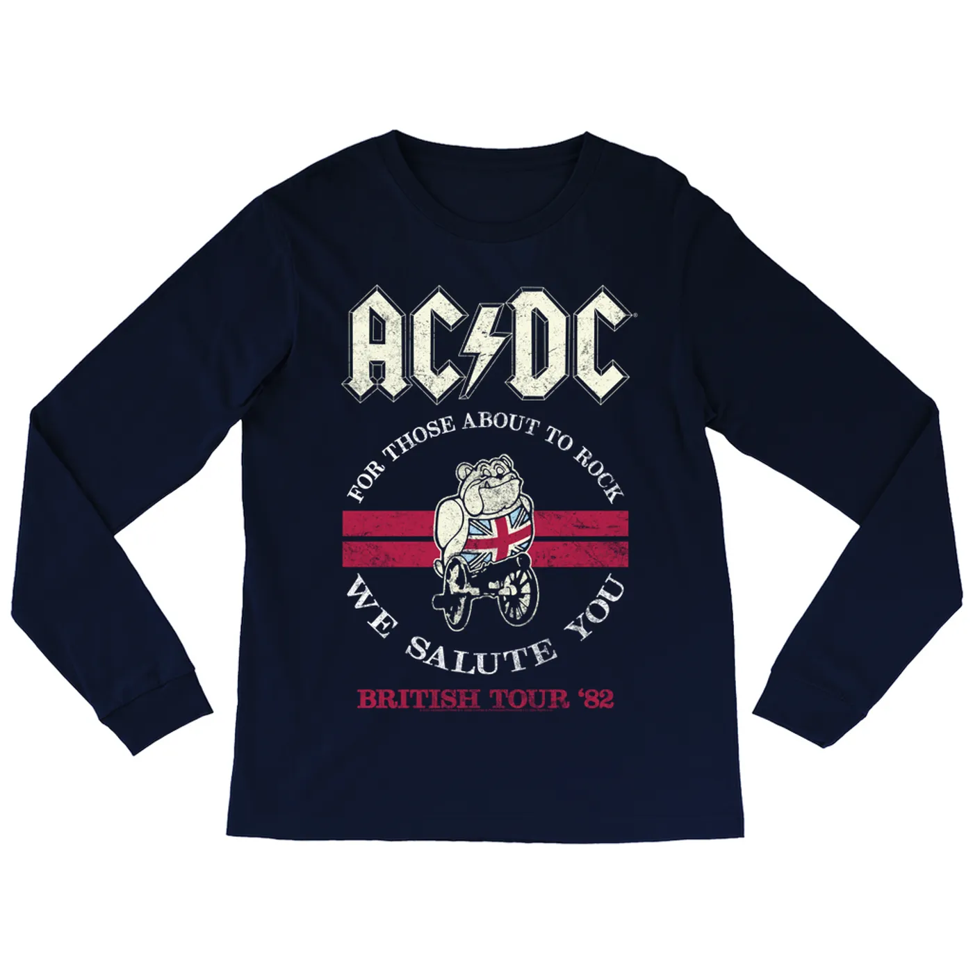 AC/DC Long Sleeve Shirt | British Tour '82 ACDC Shirt