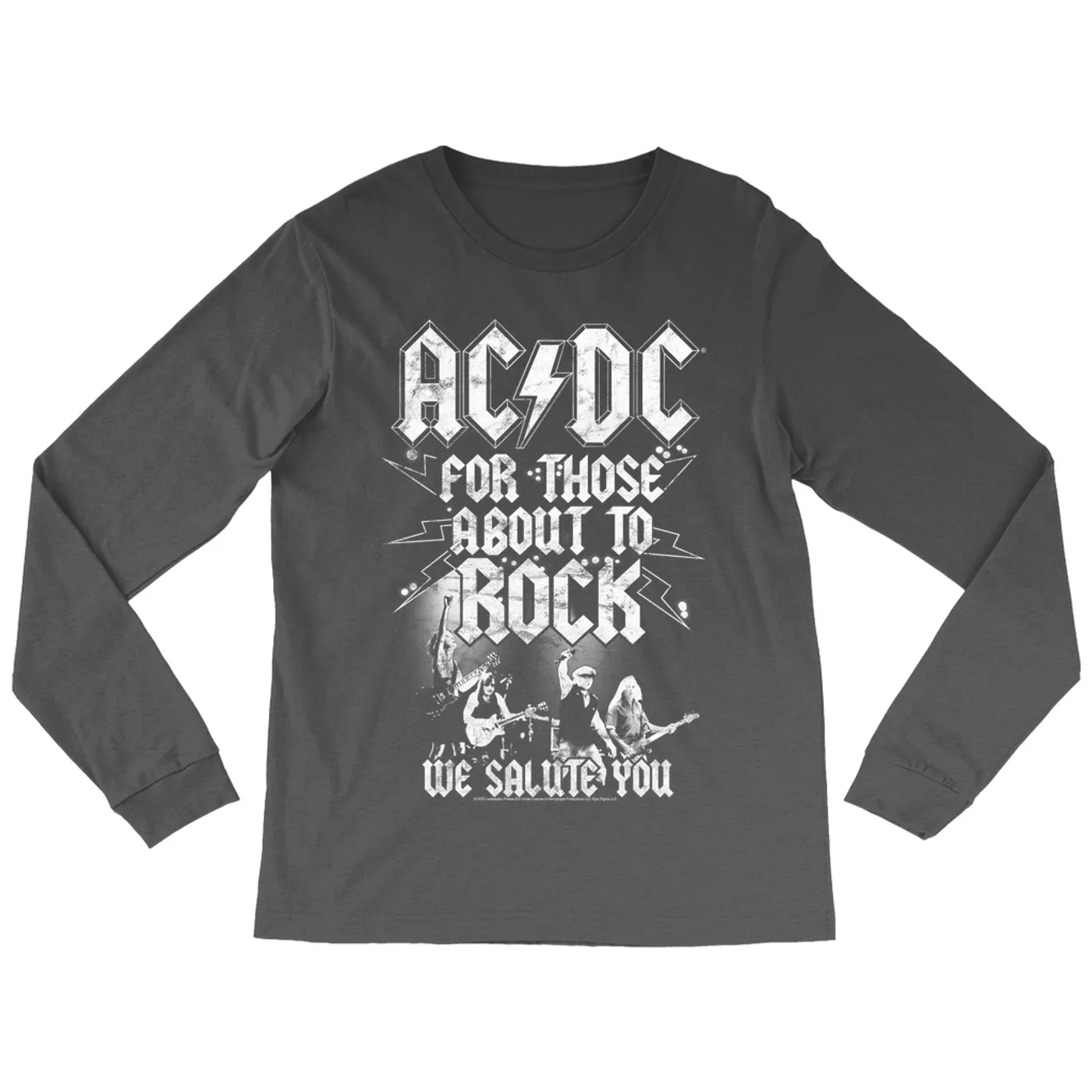 AC/DC Long Sleeve Shirt | For Those About To Rock LIVE ACDC Shirt