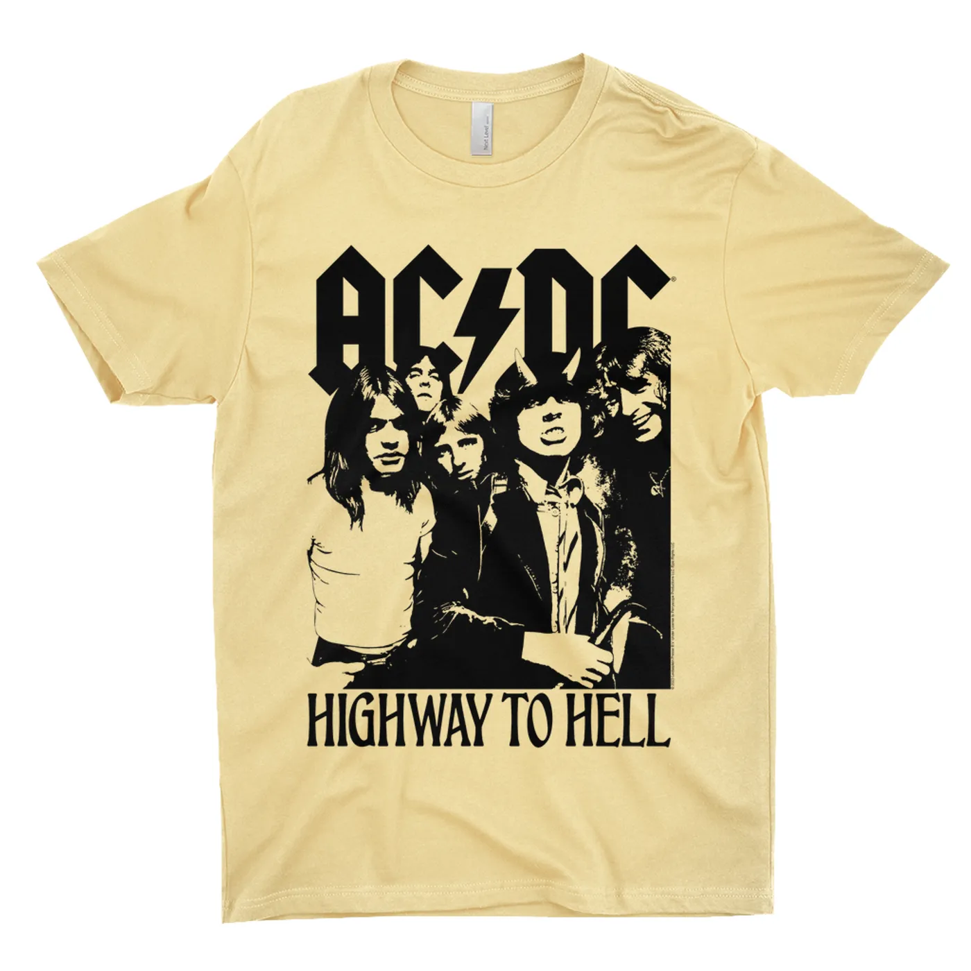 AC/DC T-Shirt | Highway To Hell Retro Black ACDC Shirt