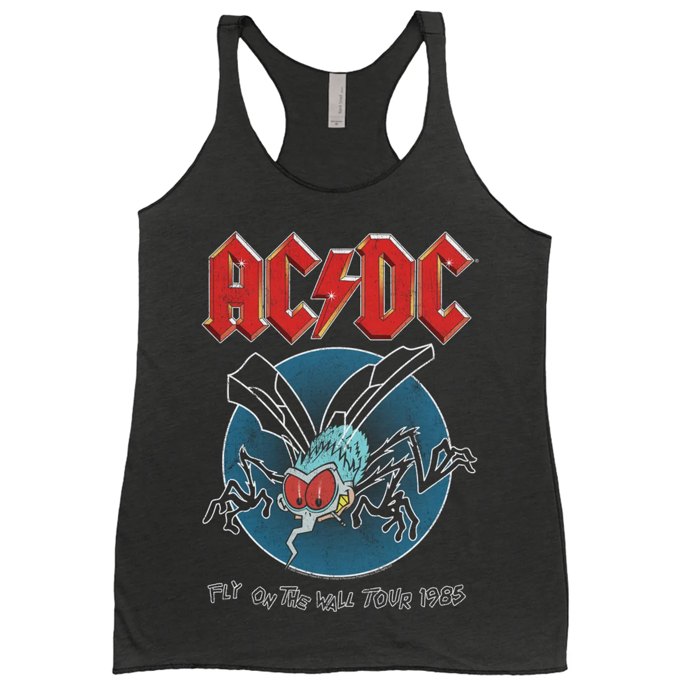 AC/DC Ladies' Tank Top | 1985 Fly On The Wall Tour ACDC Shirt