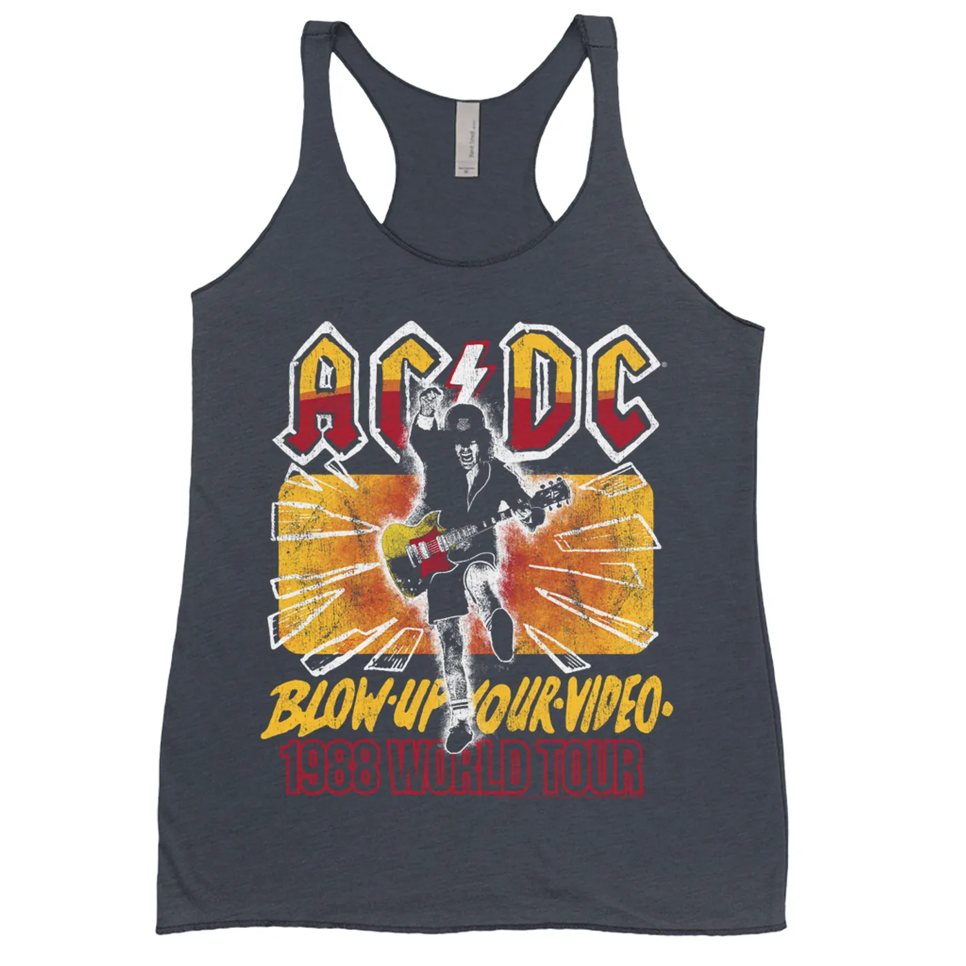 AC/DC Ladies' Tank Top | Blow Up Your Video 1988 World Tour ACDC Shirt