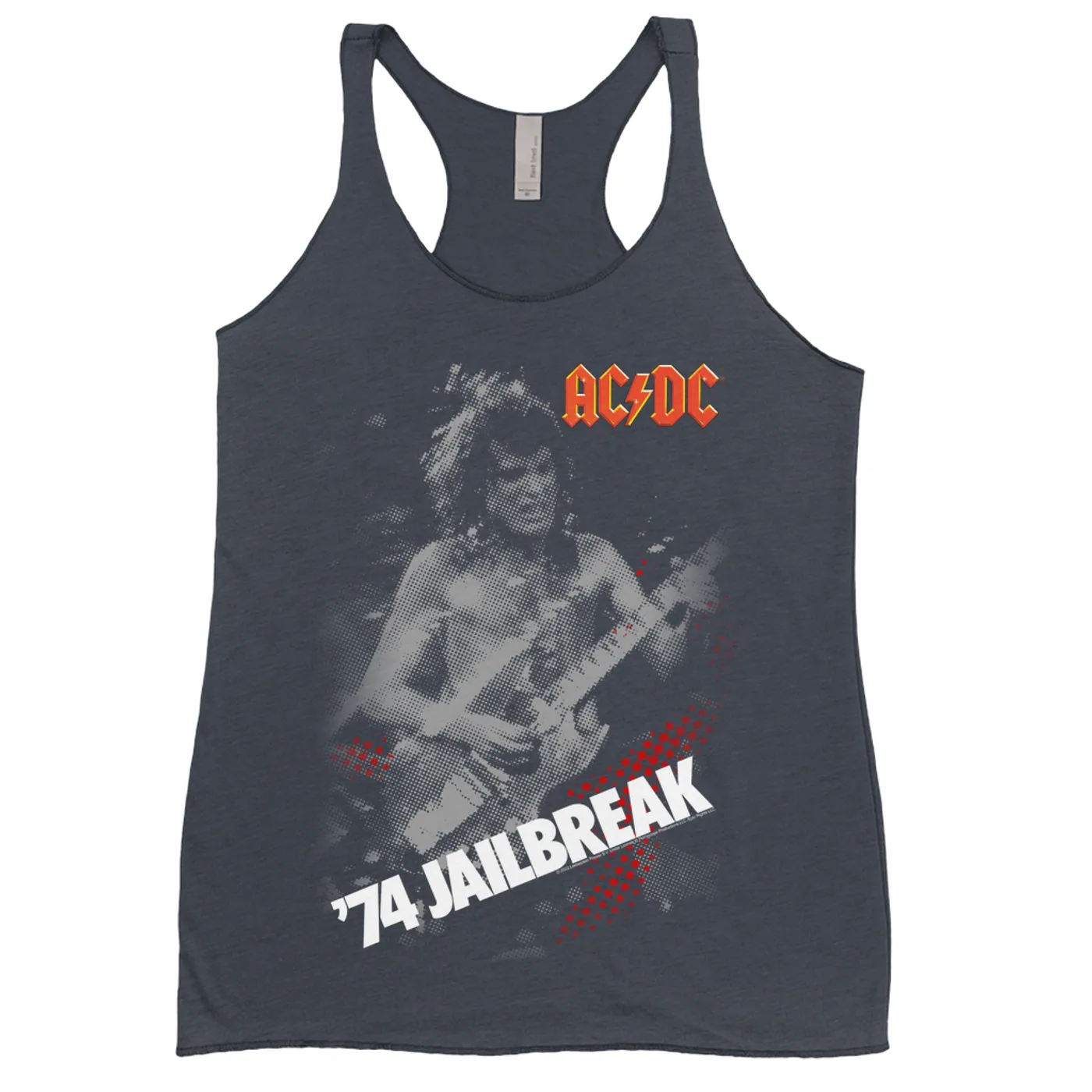 AC/DC Ladies' Tank Top | 74 Jailbreak Ben-Day Dots ACDC Shirt