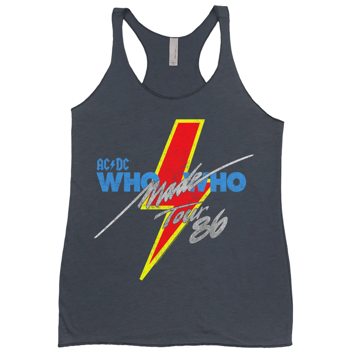 AC/DC Ladies' Tank Top | Who Made Who Tour 1986 ACDC Shirt