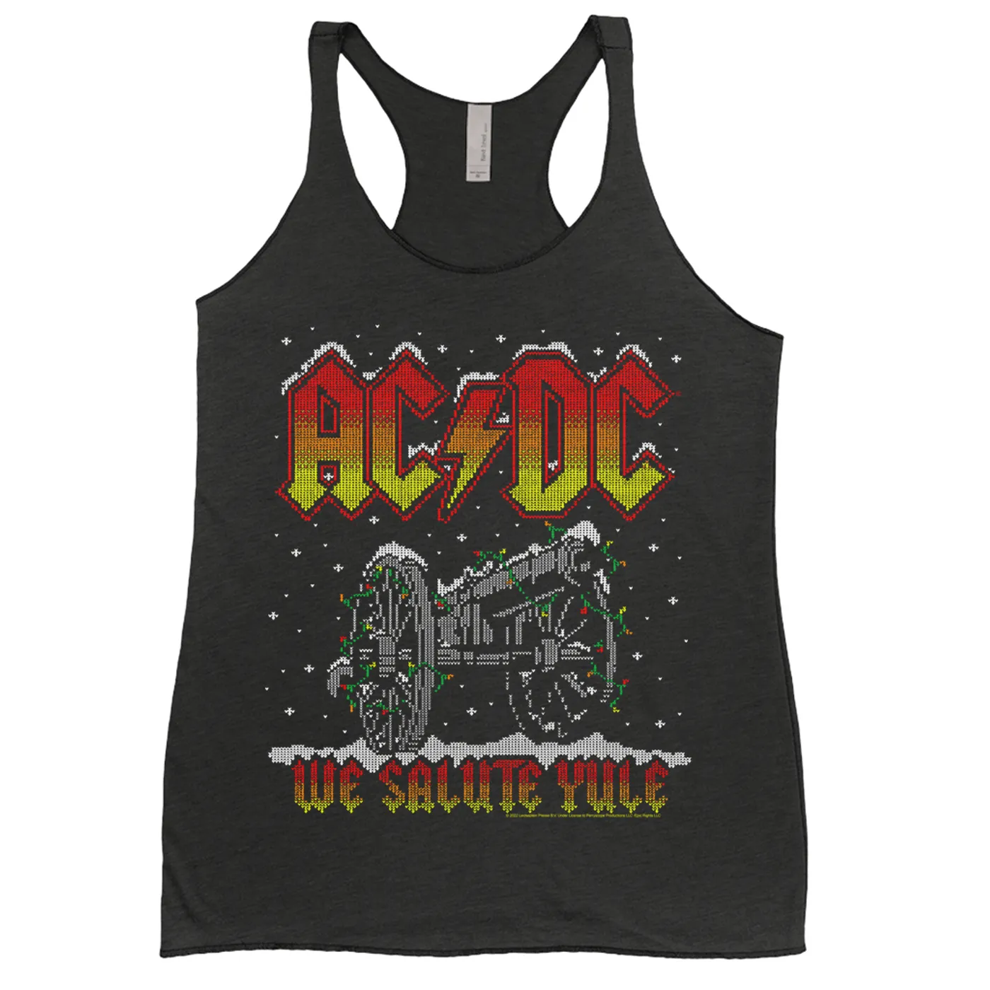 AC/DC Ladies' Tank Top | We Salute Yule ACDC Shirt