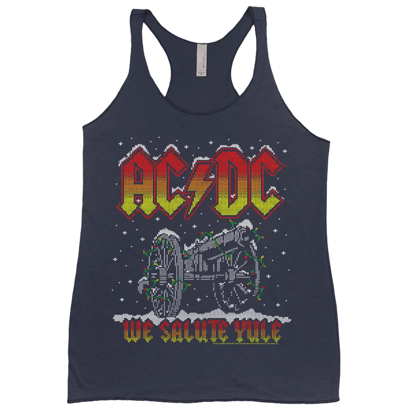AC/DC Ladies' Tank Top | We Salute Yule ACDC Shirt