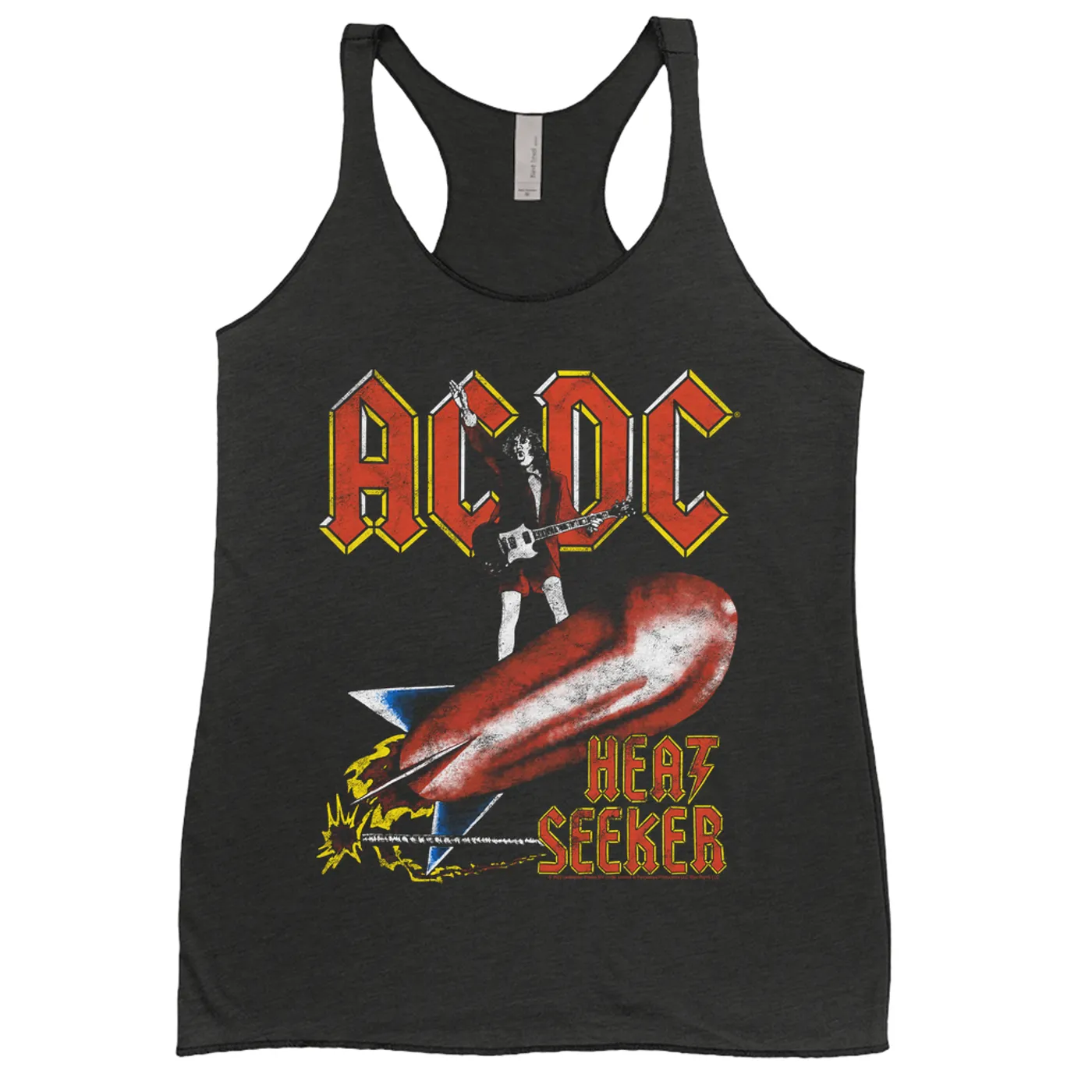 AC/DC Ladies' Tank Top | Heat Seeker Album Design ACDC Shirt