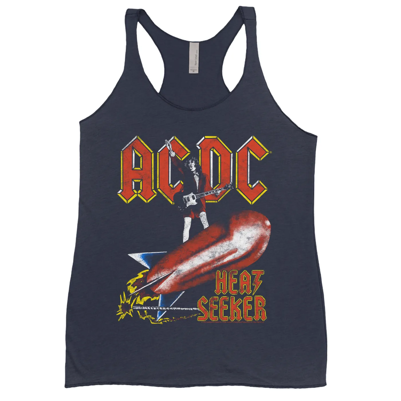 AC/DC Ladies' Tank Top | Heat Seeker Album Design ACDC Shirt