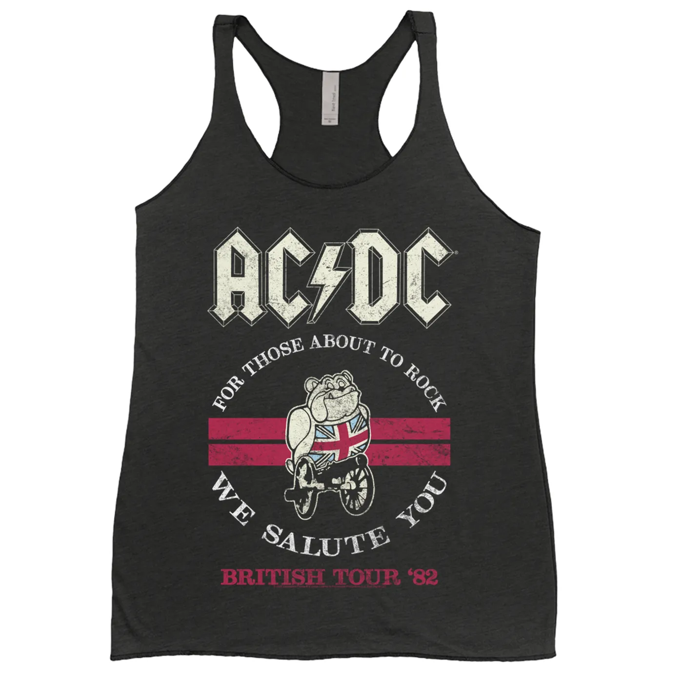 AC/DC Ladies' Tank Top | British Tour '82 ACDC Shirt