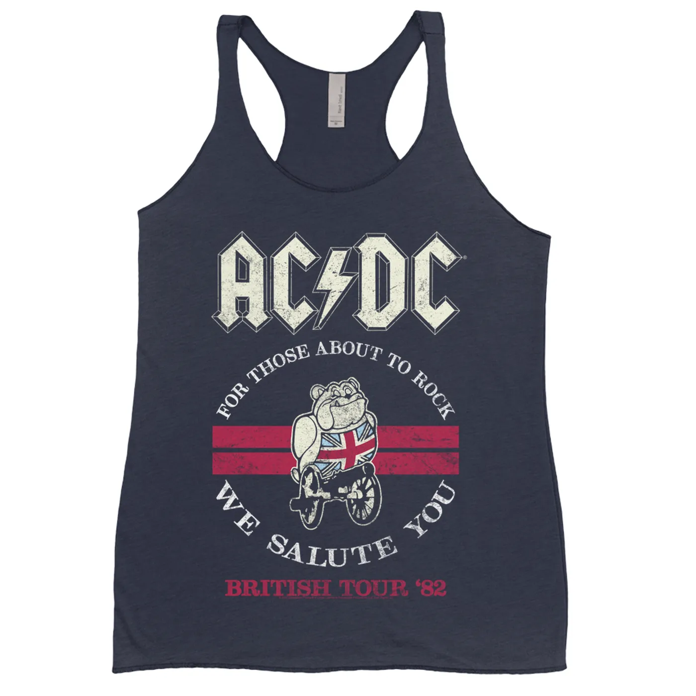 AC/DC Ladies' Tank Top | British Tour '82 ACDC Shirt